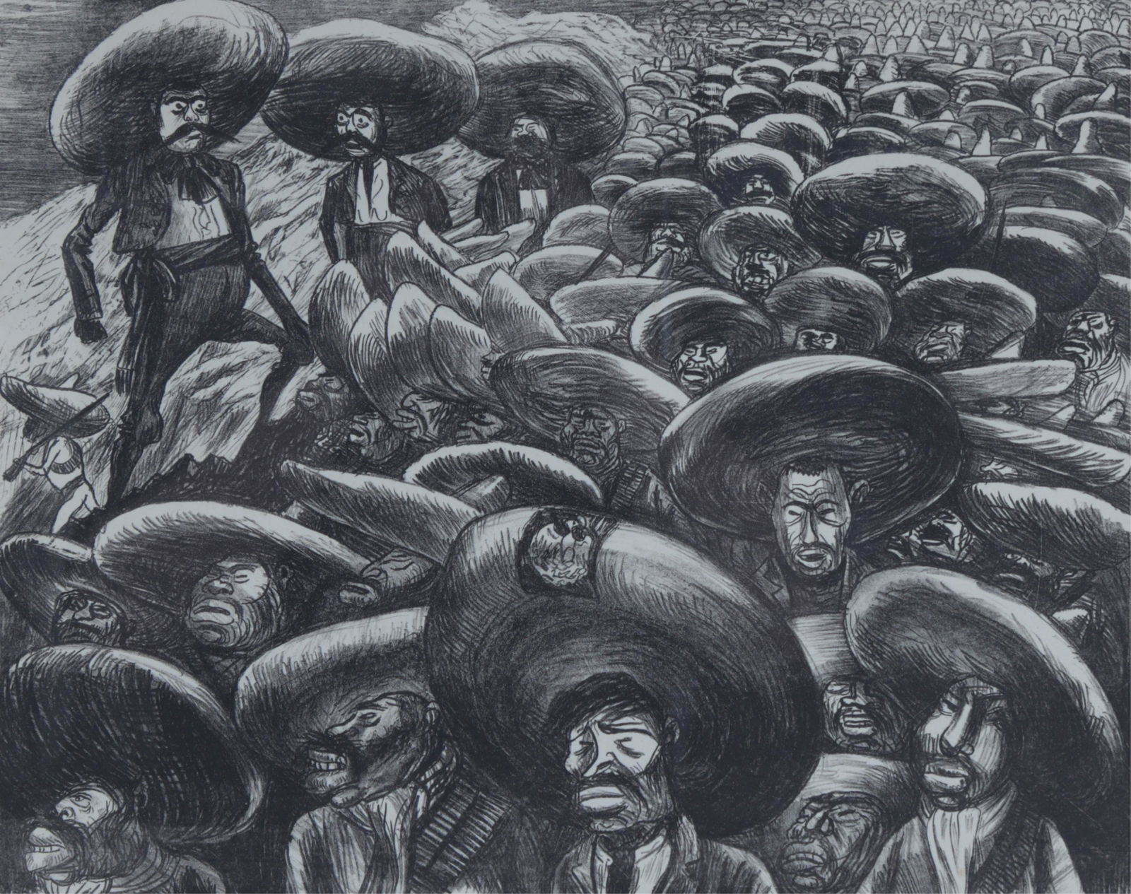 Jose Clemente Orozco, Zapatistas, litho (1 of 19)