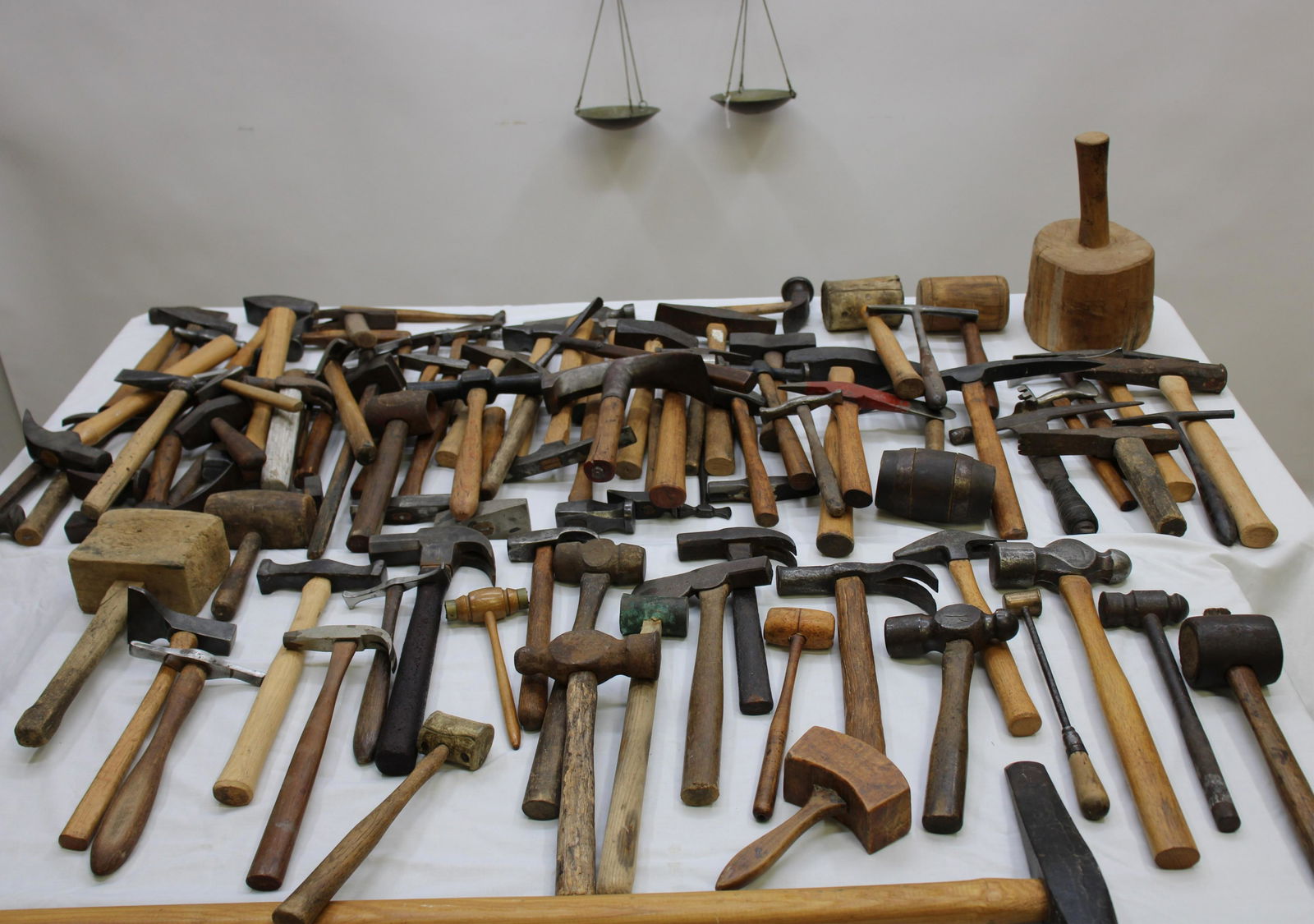 Lot of Antique & Vintage Hammers, signed (1 of 11)