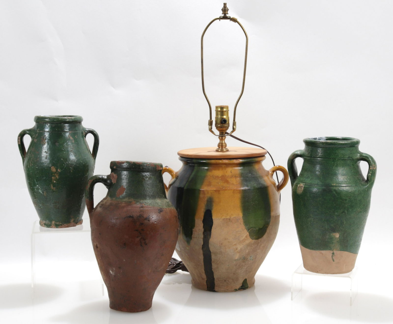 19th C. French Confit Terracotta Pots (1 of 4)