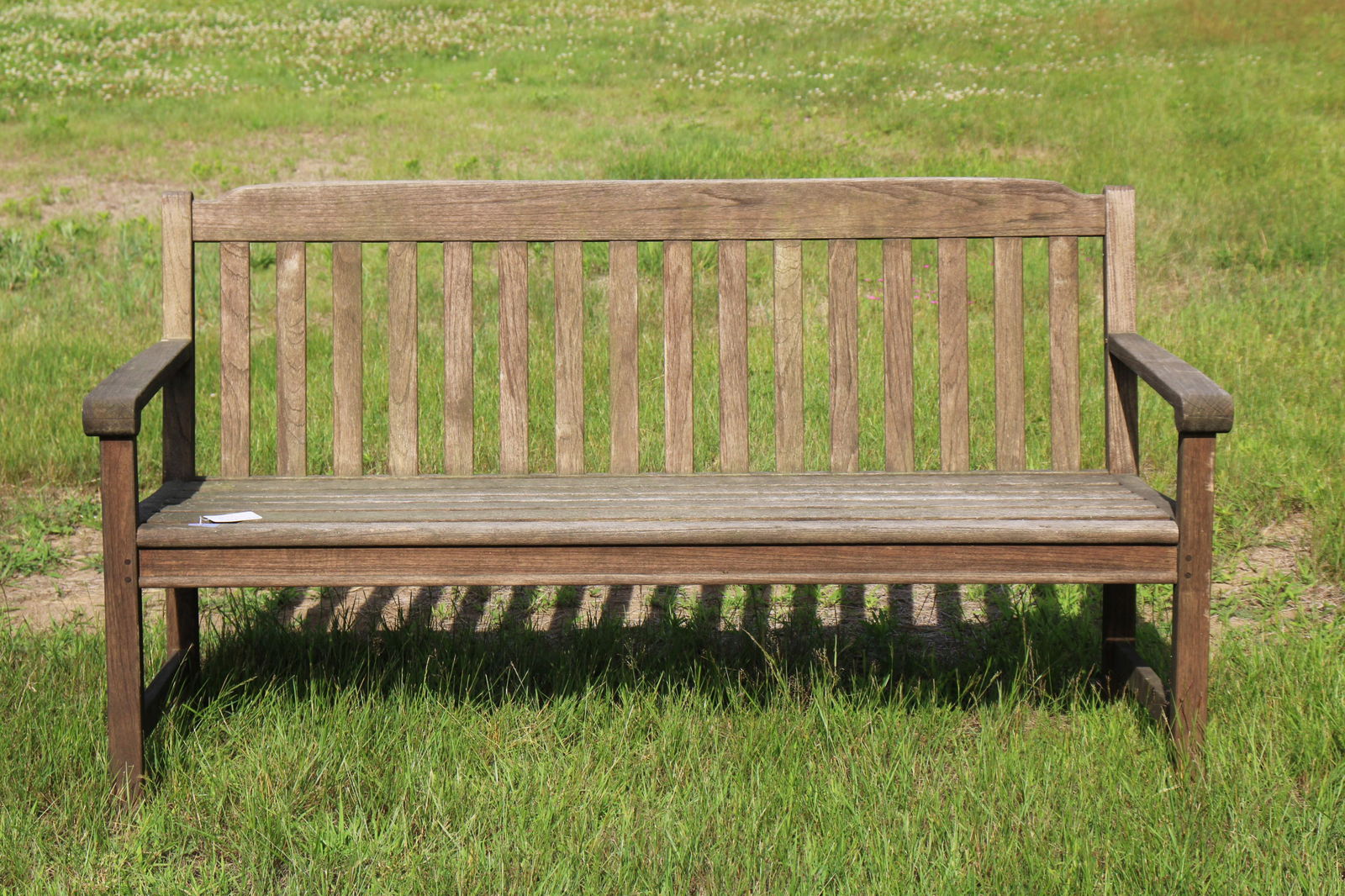 Gloster Teak Patio Triple Chairback Settee (1 of 5)