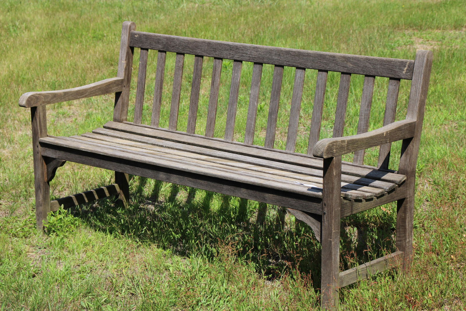 Gloster Teak Patio Triple Chairback Settee (1 of 5)