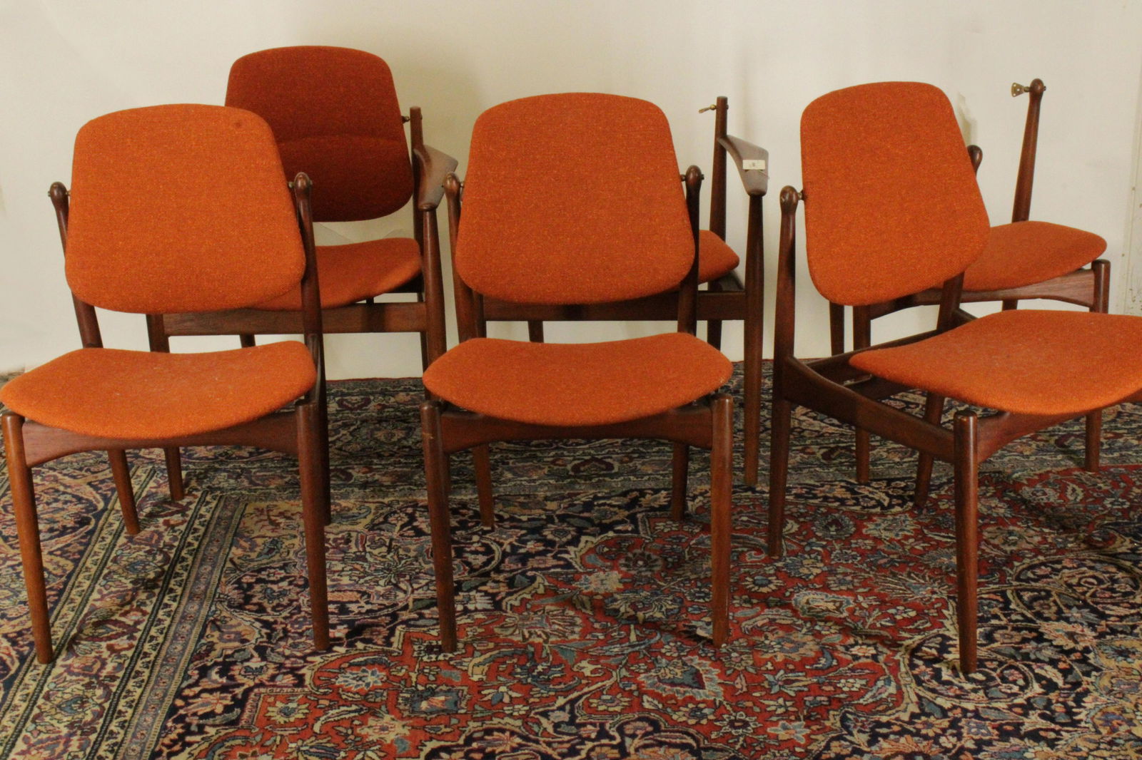6 Arne Vodder for France & Son Teak Chairs, M203 (1 of 8)