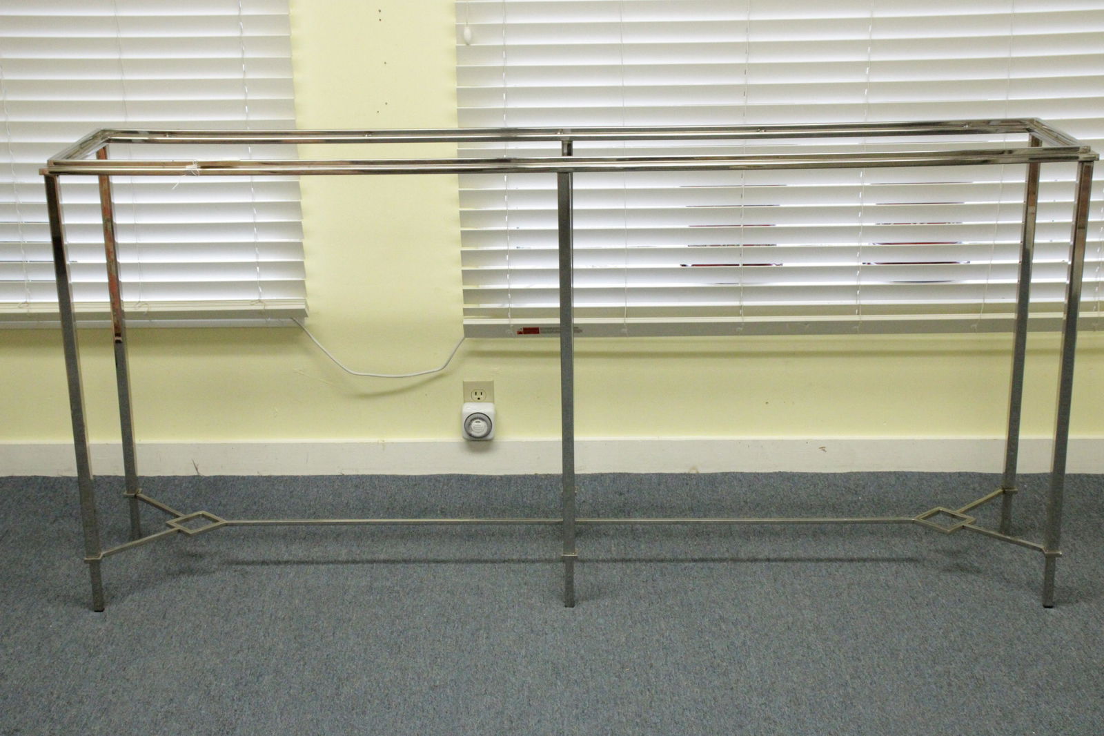 Contemporary Chrome Parsons Table (1 of 5)