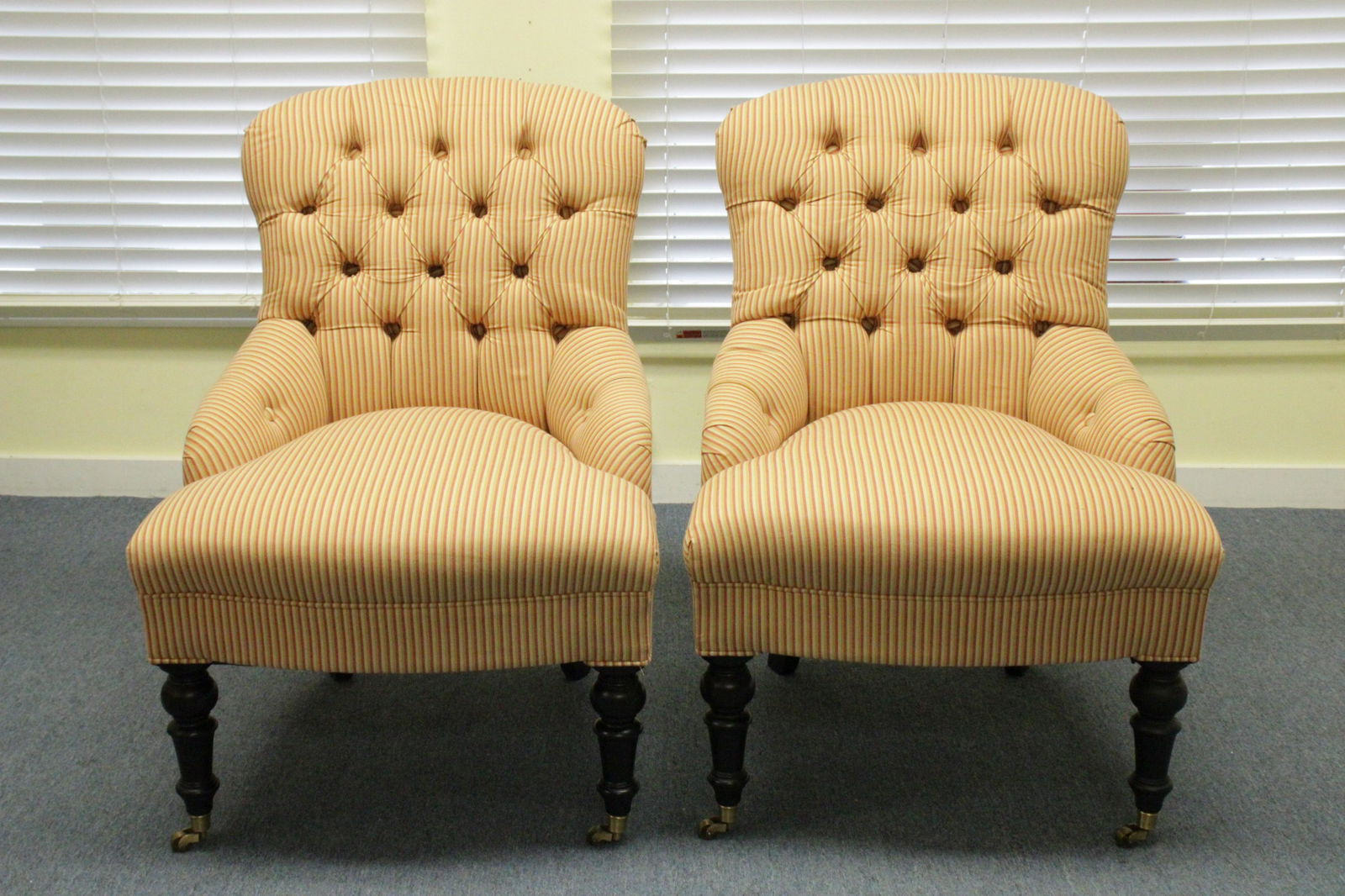 Pair Mitchell Gold Slipper Chairs (1 of 6)