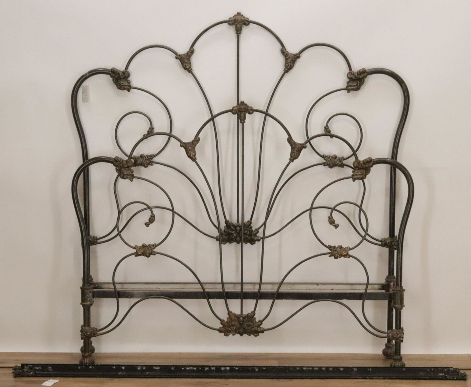 Victorian Cast and Wrought Iron Bed, 19th C. (1 of 4)