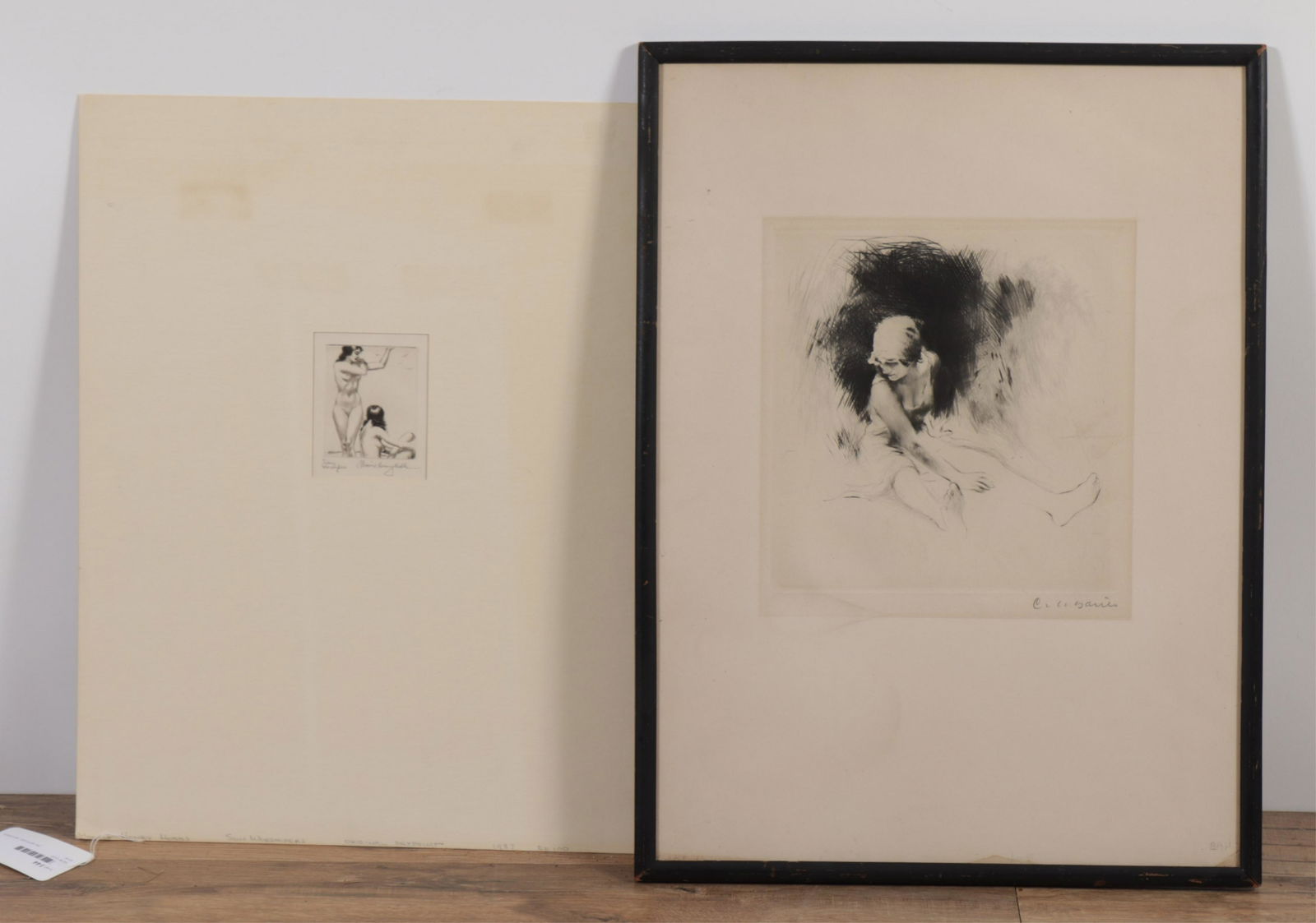 Morris Henry Hobbs, Sun Worshipers, etching, other (1 of 8)