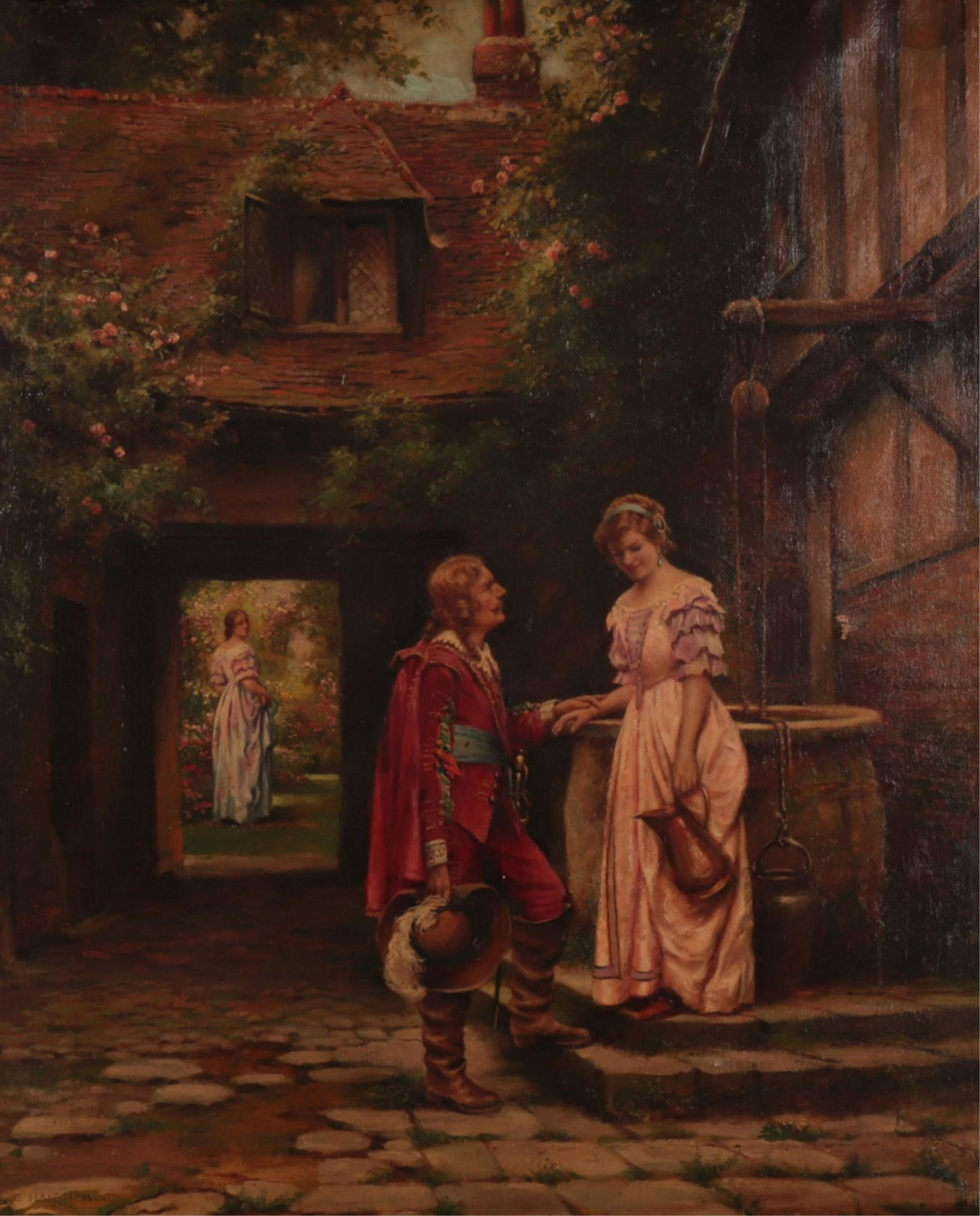 Charles Haigh Wood - The Proposal, O/C (1 of 9)