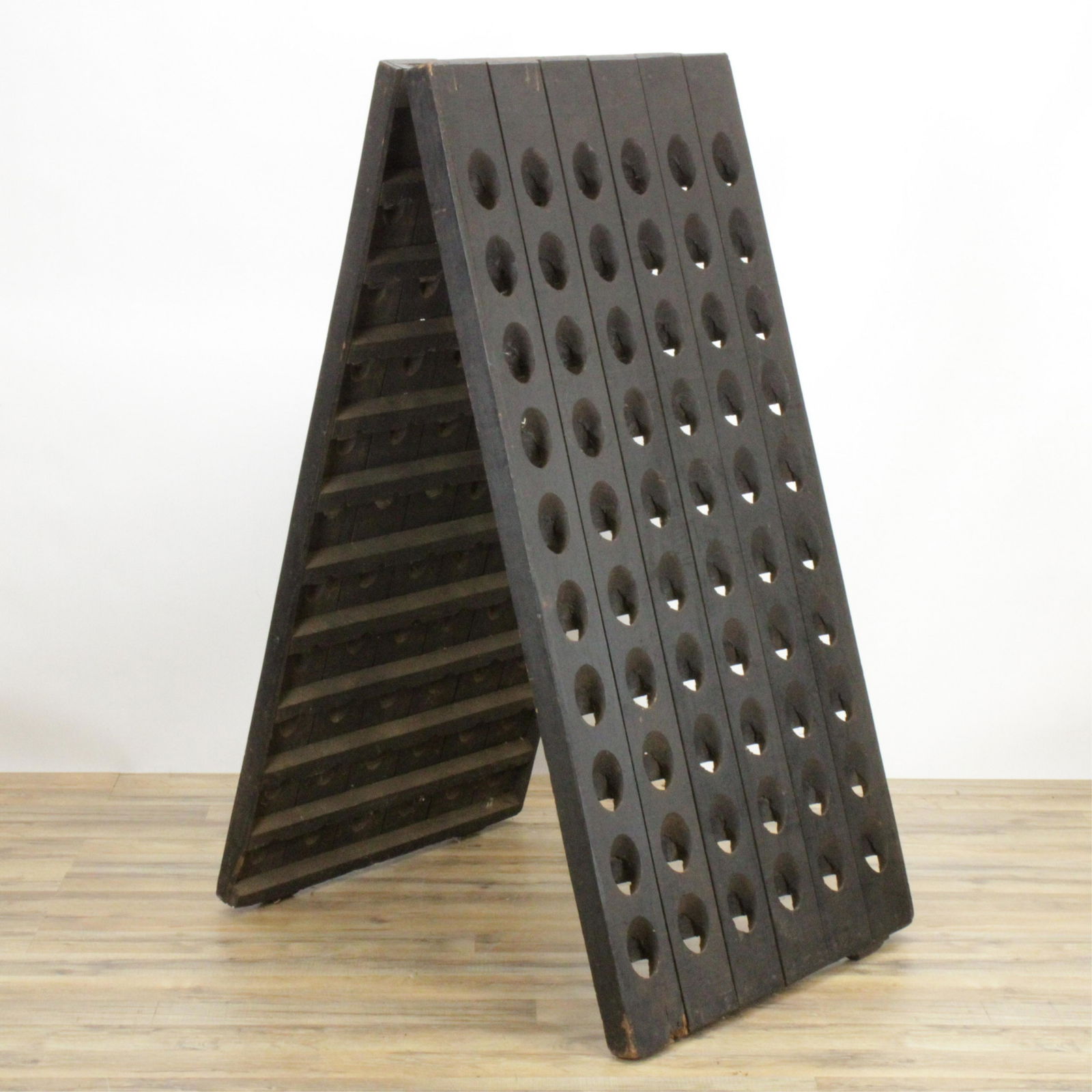 Vintage French Wooden Champagne Riddling Rack (1 of 3)