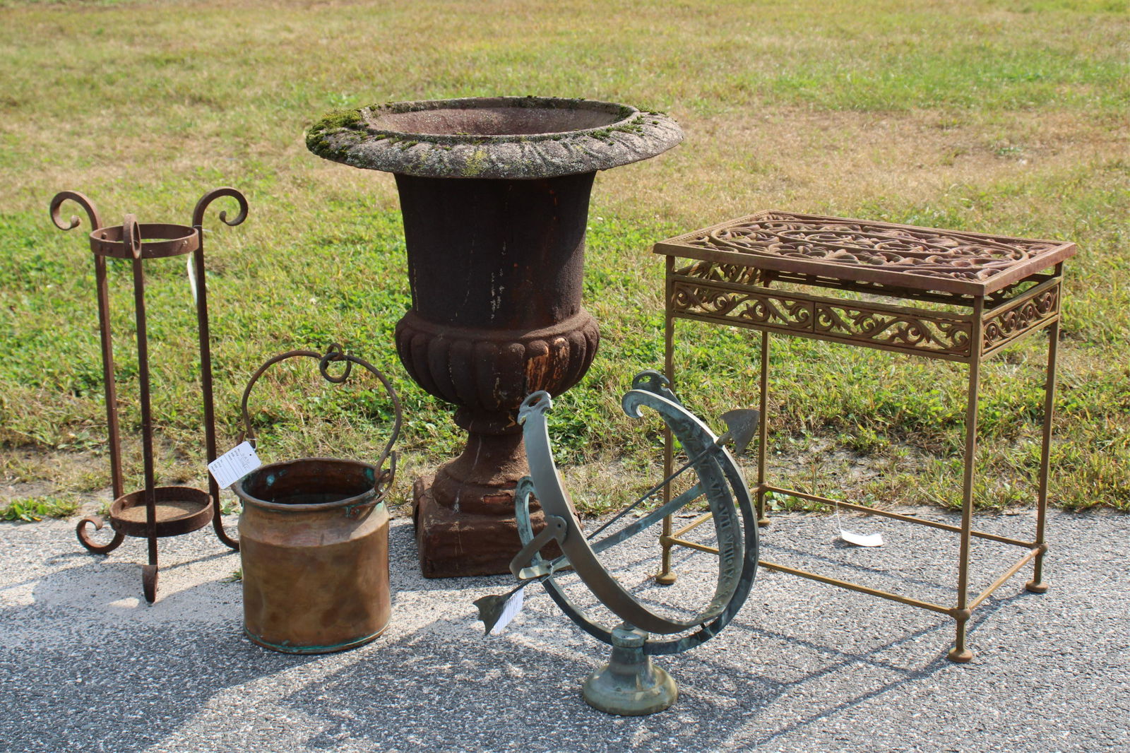 Neo-Classical Style Metal & Resin Garden Items (1 of 6)