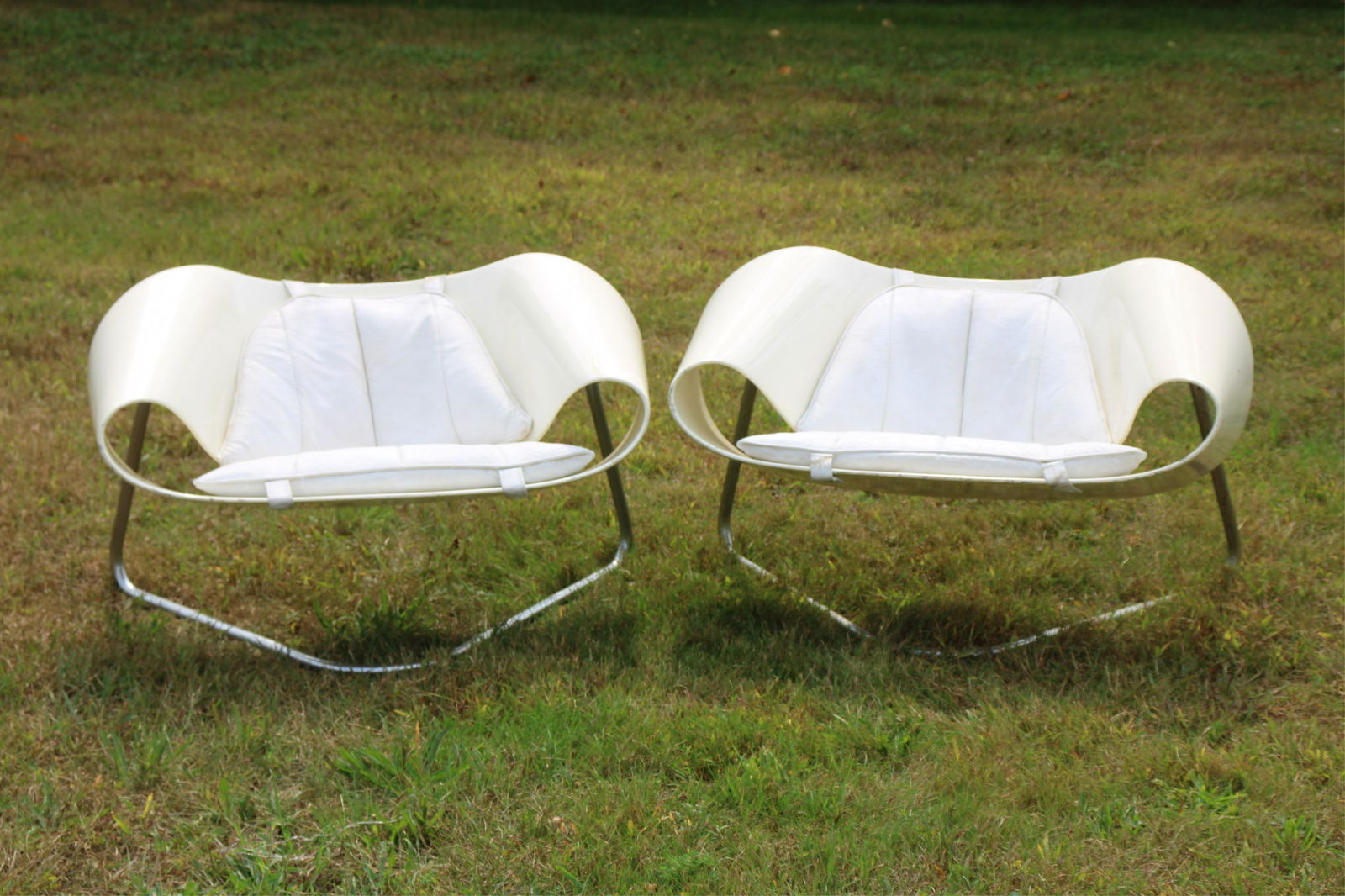 Pair of Leonardi & Stagi for Bernini Ribbon Chairs (1 of 20)