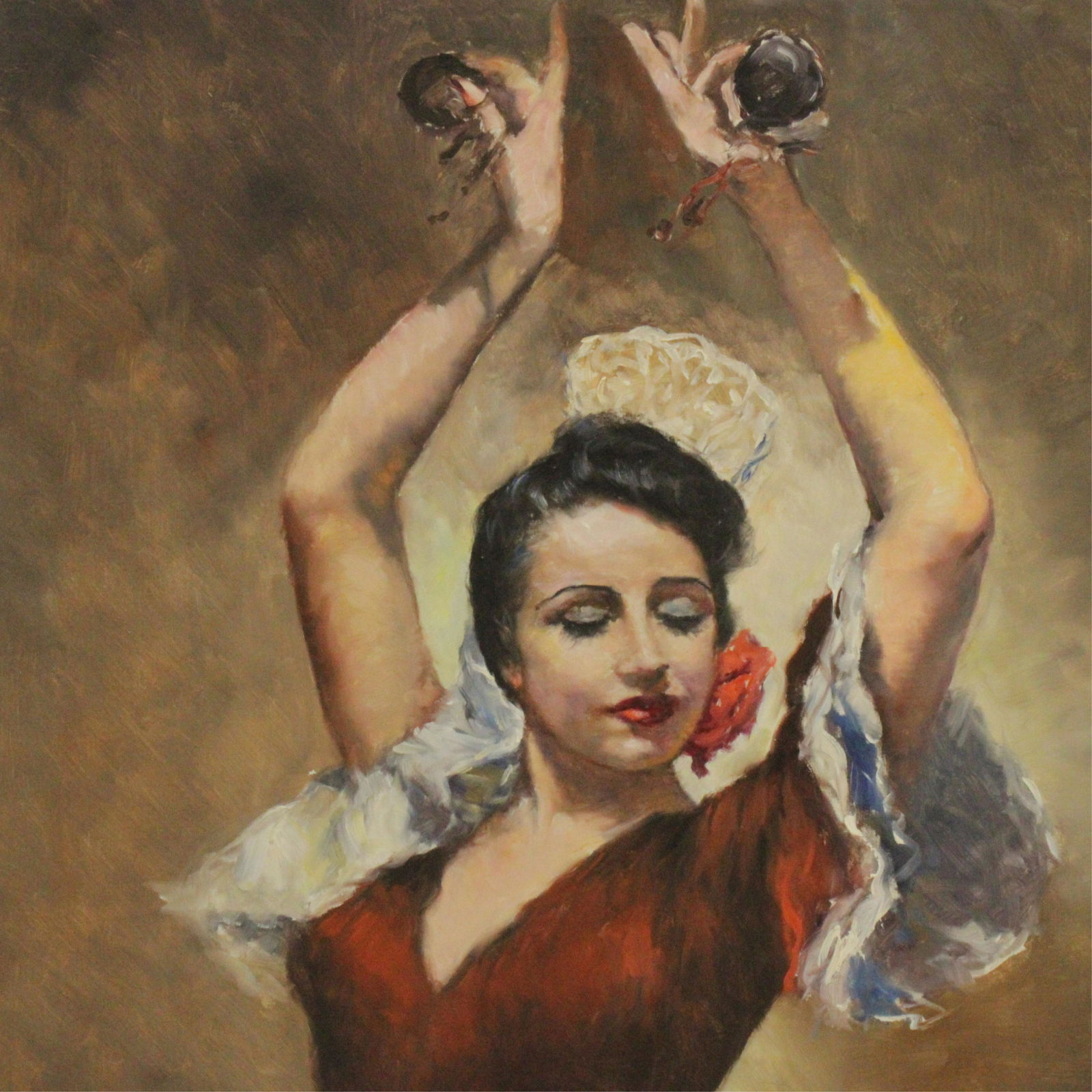 Pal Fried - Christine: Pal Fried (Hungarian American, 1893 - 1976). Christine, oil on canvas, signed lower left. Dimensions: 30 x 24 unframed Property from a Fifth Generation Gallery, NYC (HEAR366)(EL)