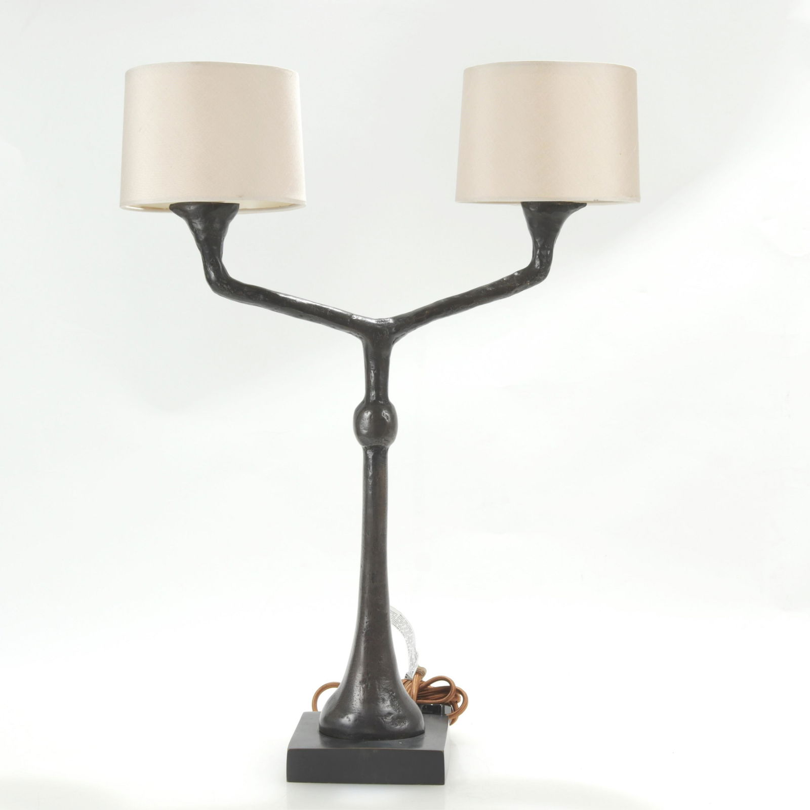 Giacometti Style Bronze Lamp by Vaughan (1 of 4)