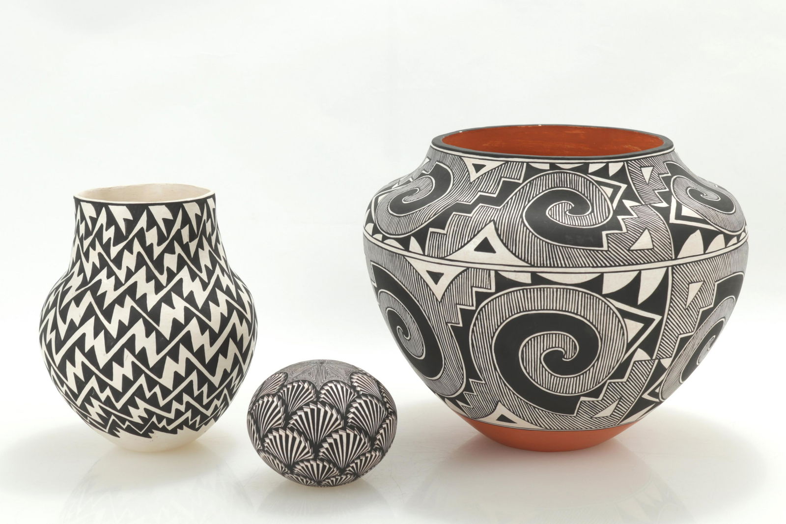 Group of Acoma Pottery, signed (1 of 7)
