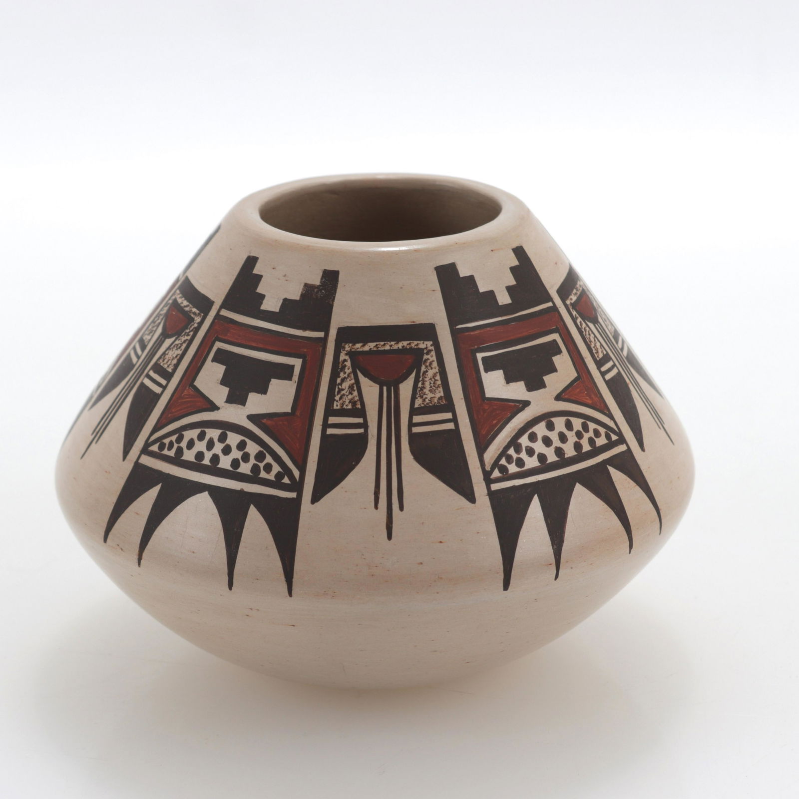 Claudina Lomakema - Hopi Polychrome Jar (1 of 3)