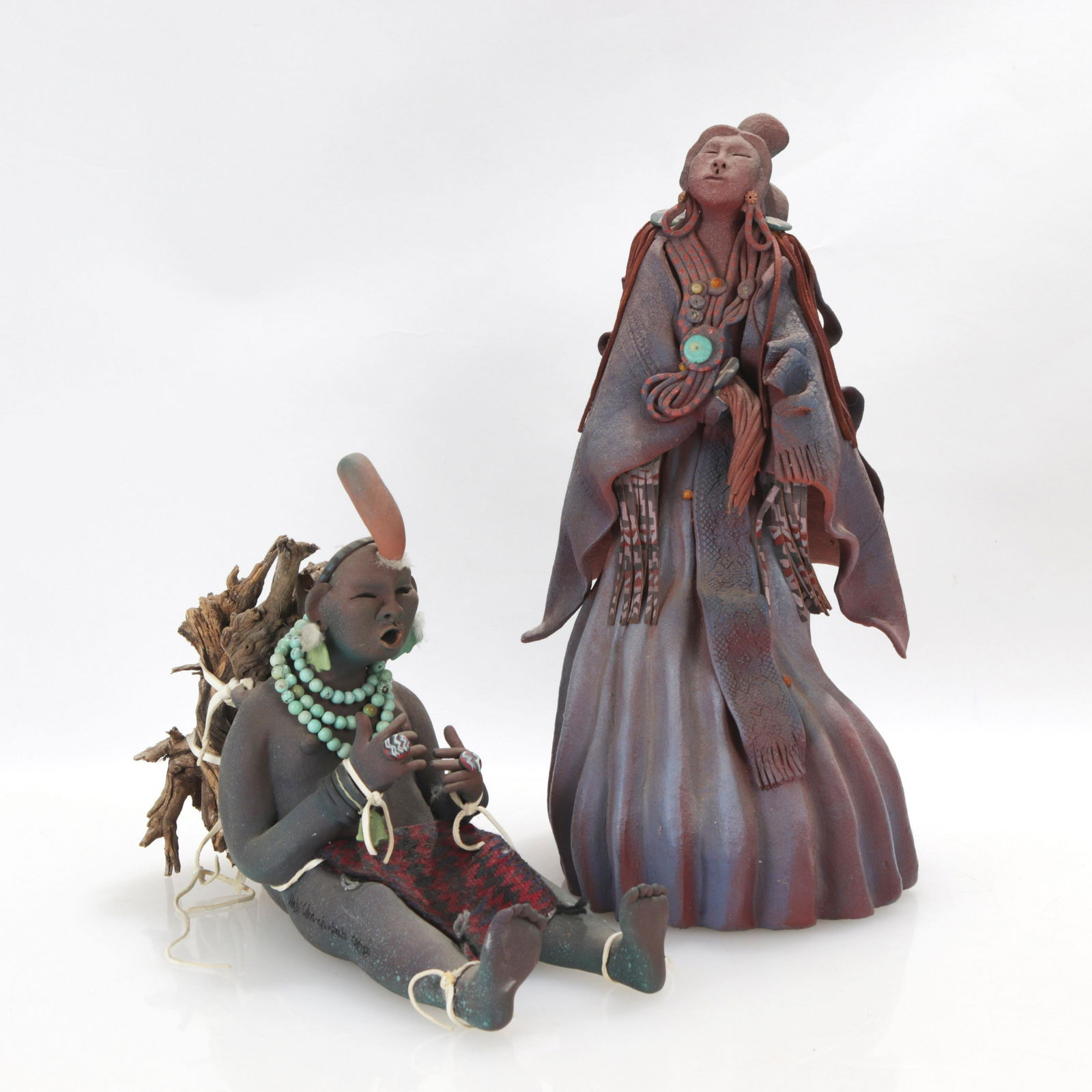 Elizabeth Abeyta, Nah-Glee-eh-Bah - Two Sculptures (1 of 8)