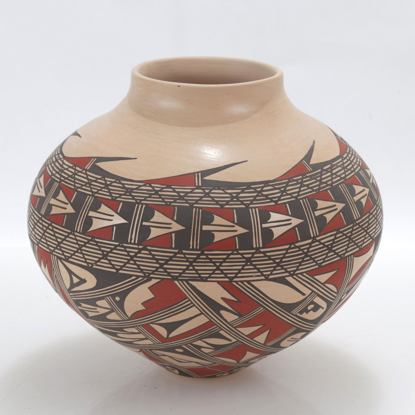 Venora Silas - Hopi Polychrome Pottery Jar (1 of 3)