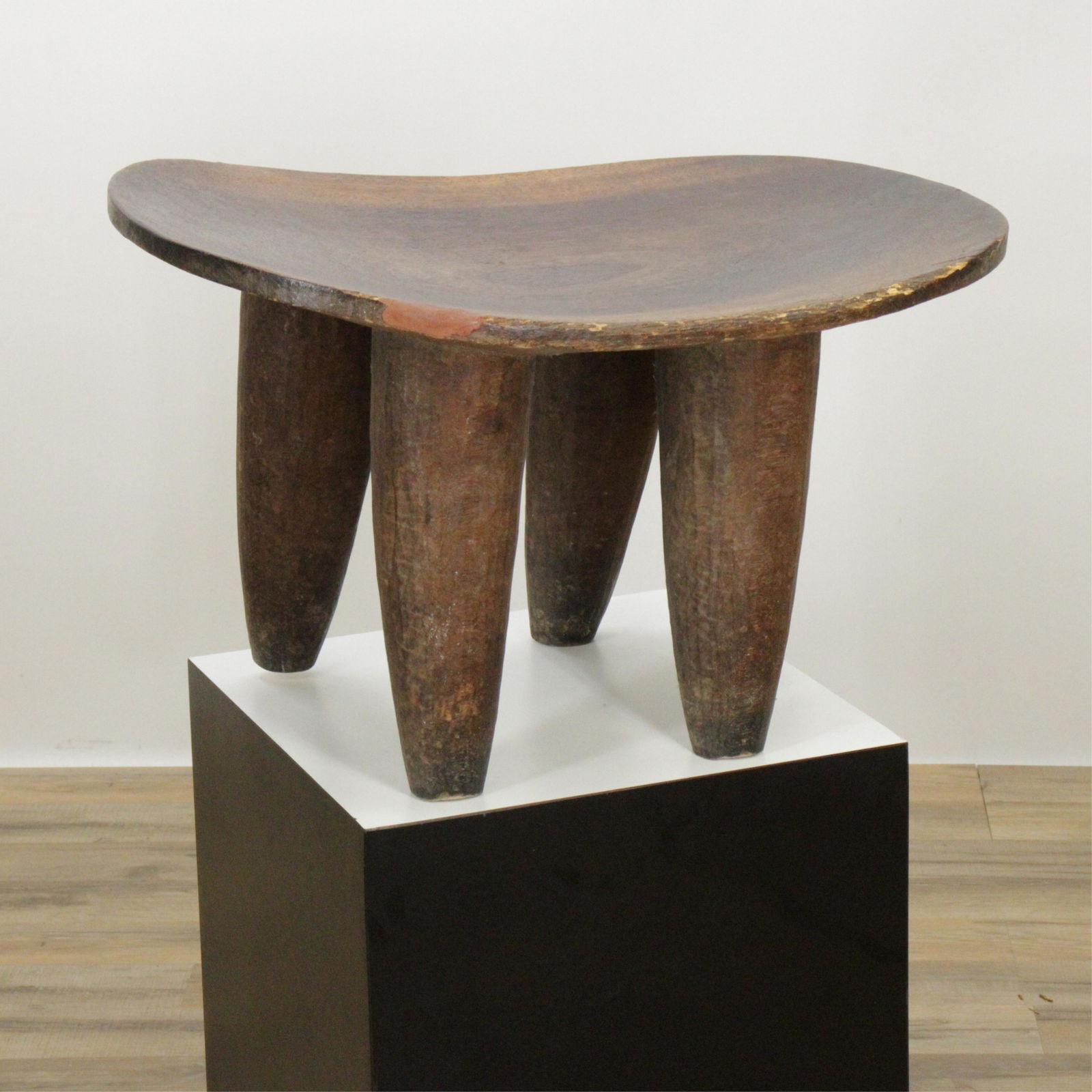 Senufu Carved Hardwood Stool, Ivory Coast (1 of 5)