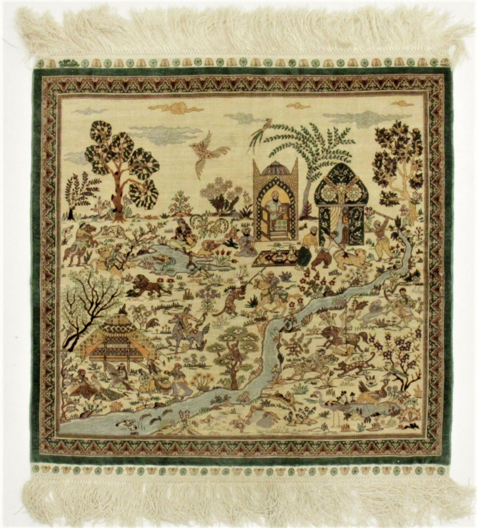 Turkish Hereke Silk Mat (1 of 6)