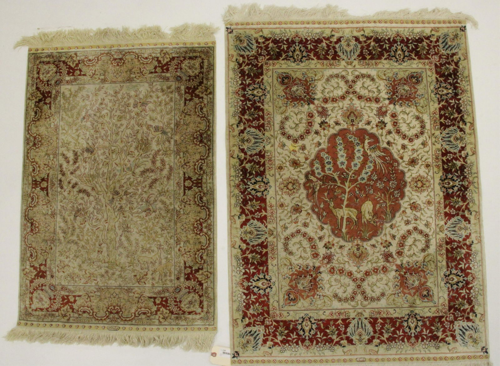 2 Sino-Hereke Silk Rugs (1 of 10)