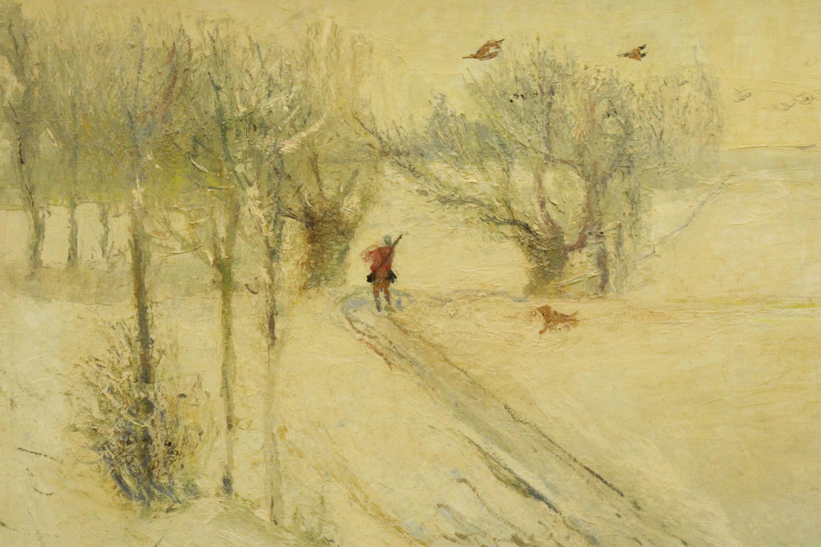 Louis Mazot, The Hunt in Winter, O/C (1 of 5)