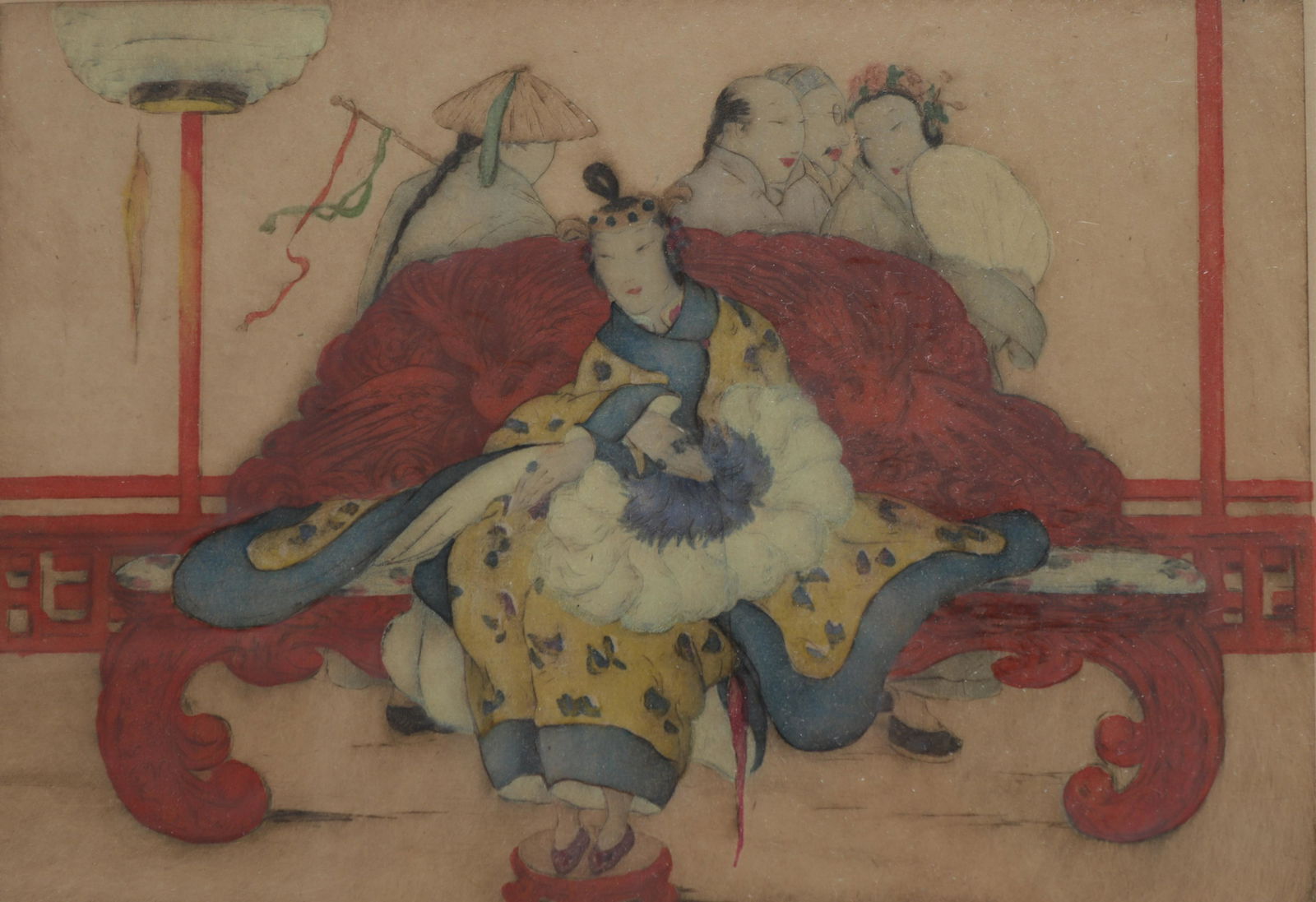 Elyse Ashe Lorde - 'Waiting' Etching (1 of 8)