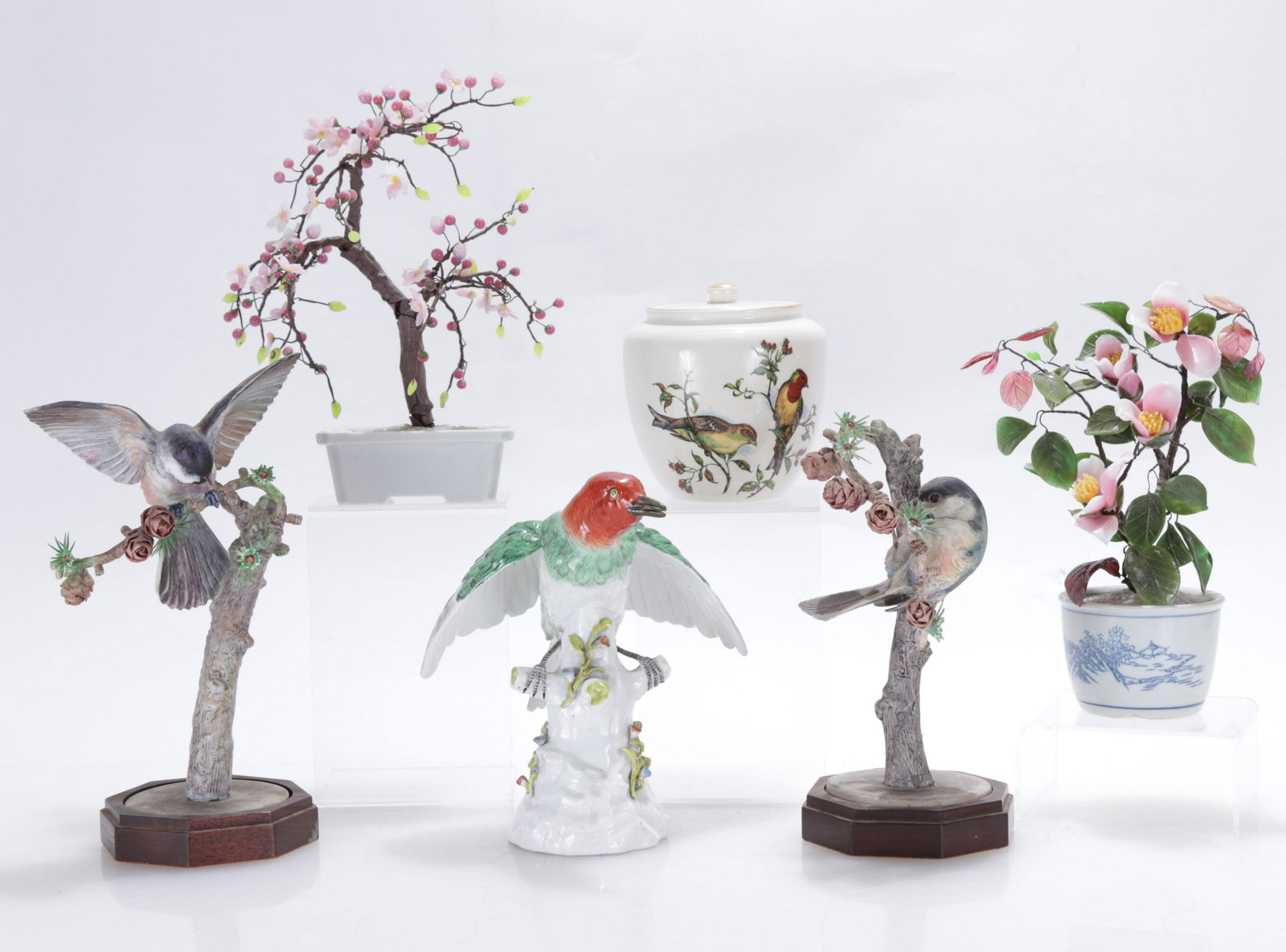 Royal Worcester Chickadees, Kalk Bird, Figurines (1 of 18)