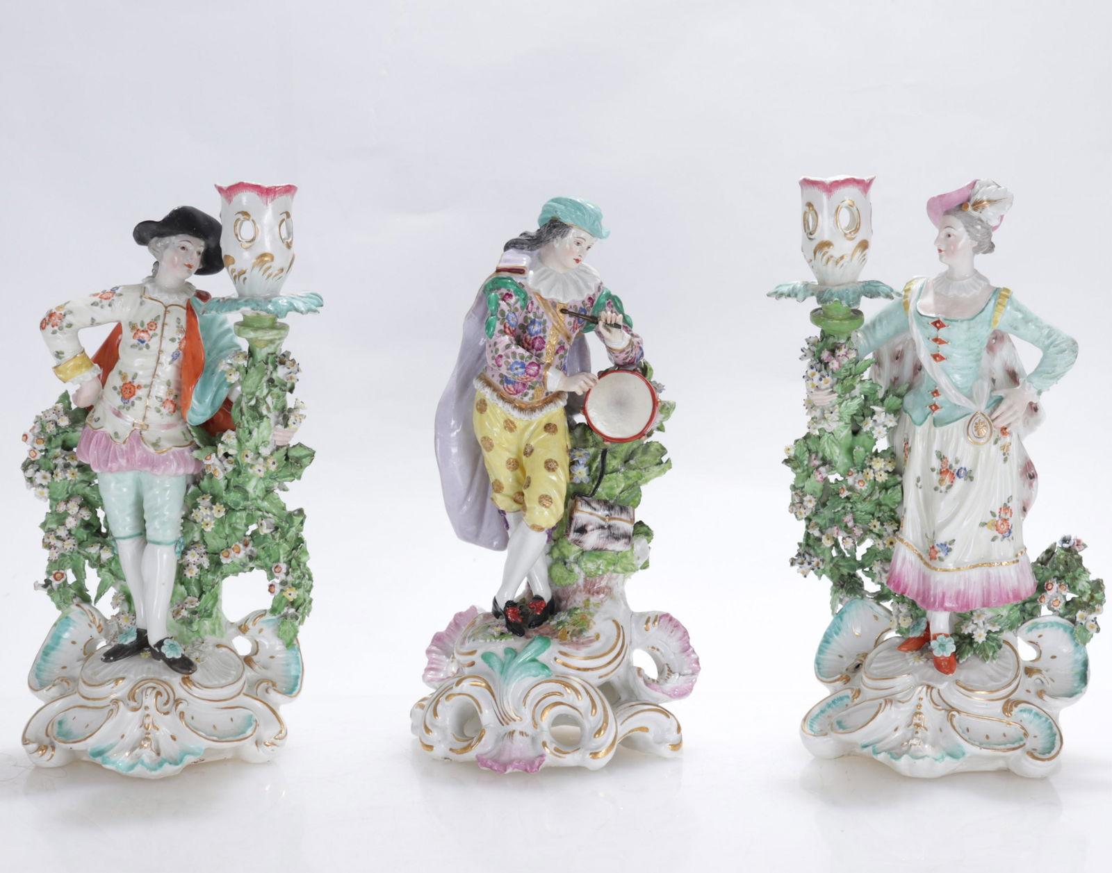 Three German Porcelain Figurines (1 of 16)
