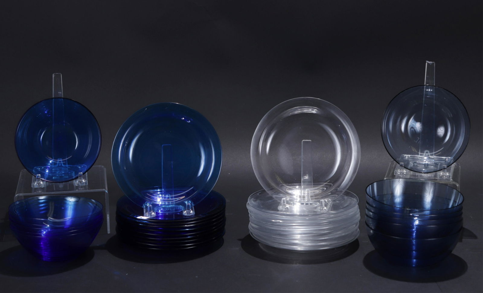 Group of Lalique and Rosenthal Dinnerware (1 of 3)