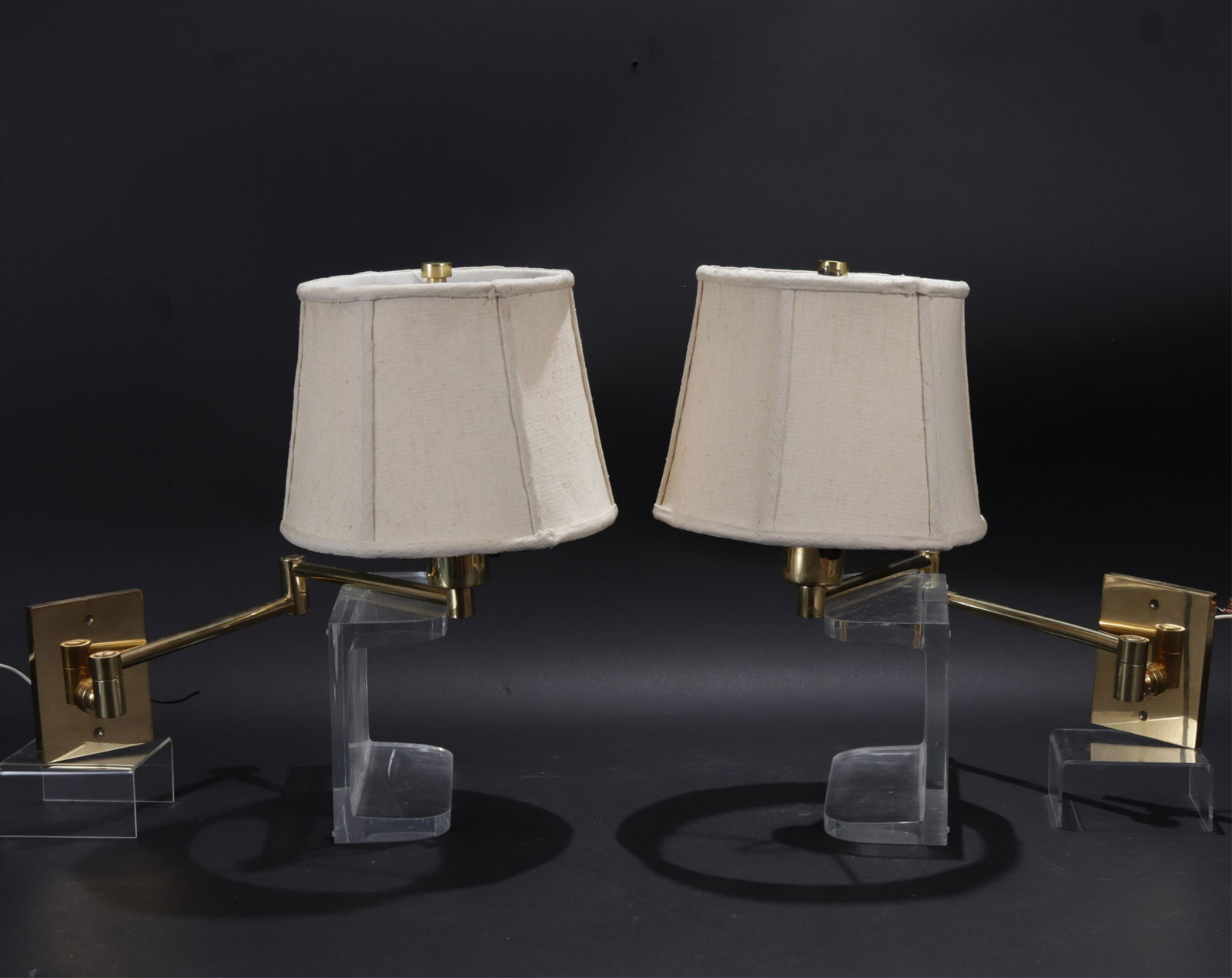 Pair of Hansen by Metalarte Brass Folding Sconces (1 of 6)