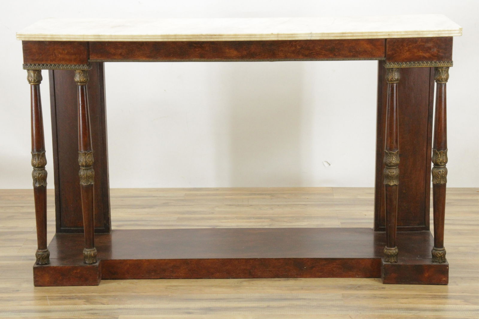 19th C. Empire Wood and Marble Pier Table (1 of 10)