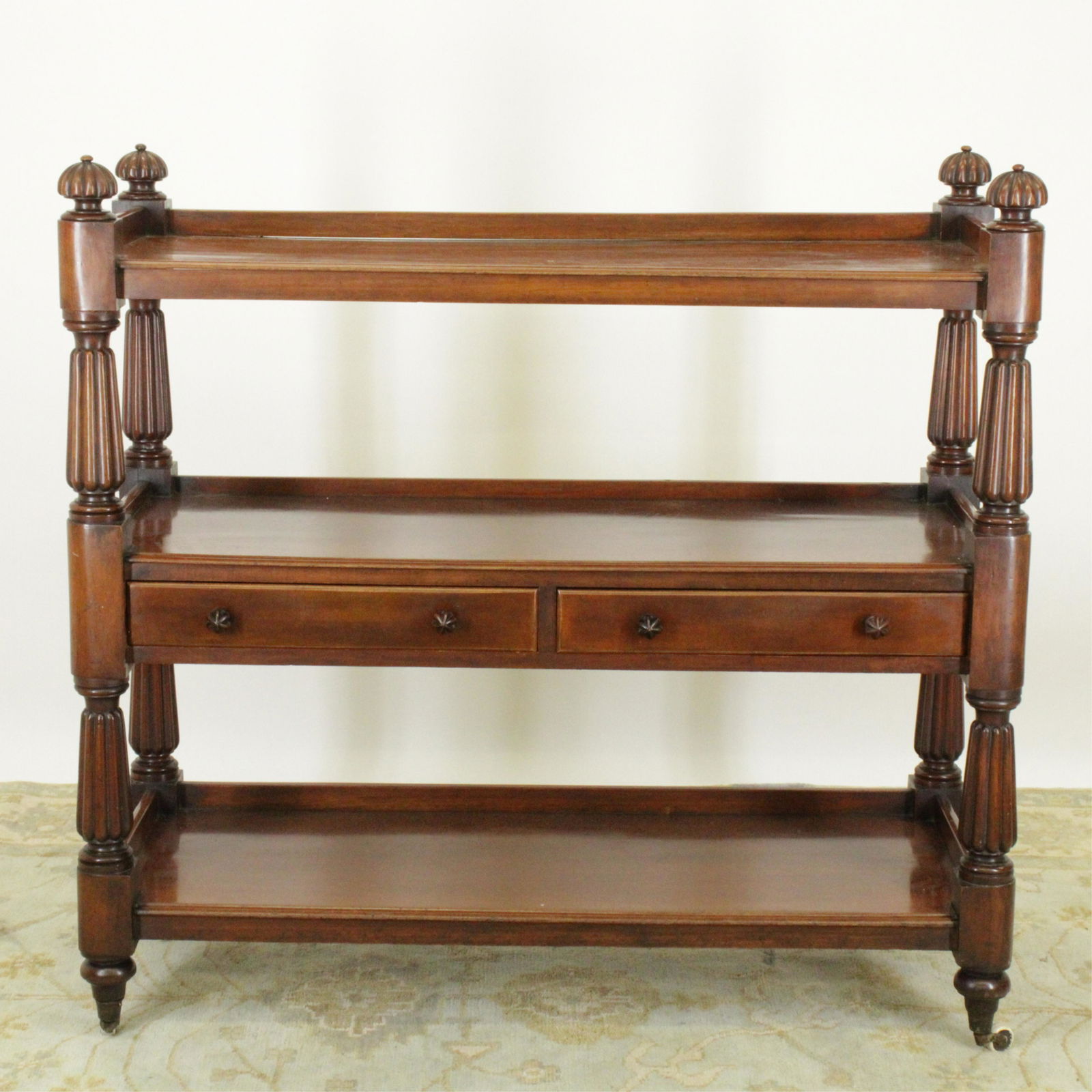 Early Victorian Mahogany Etagere, Mid 19th C. (1 of 6)