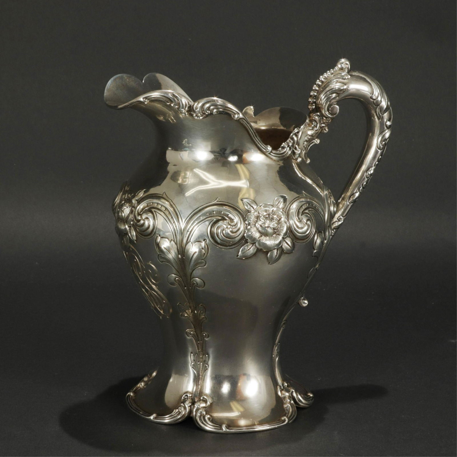 Sterling Silver Art Nouveau Water Pitcher (1 of 9)