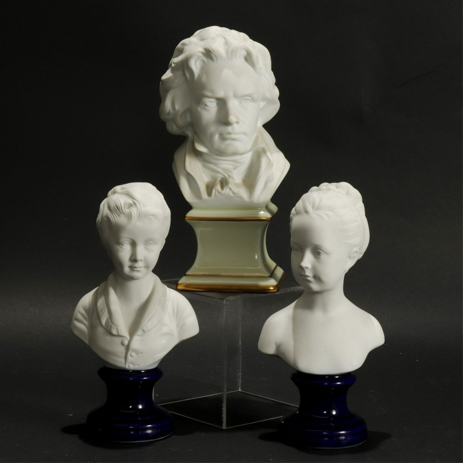 Limoges Bisque Porcelain Busts (1 of 9)