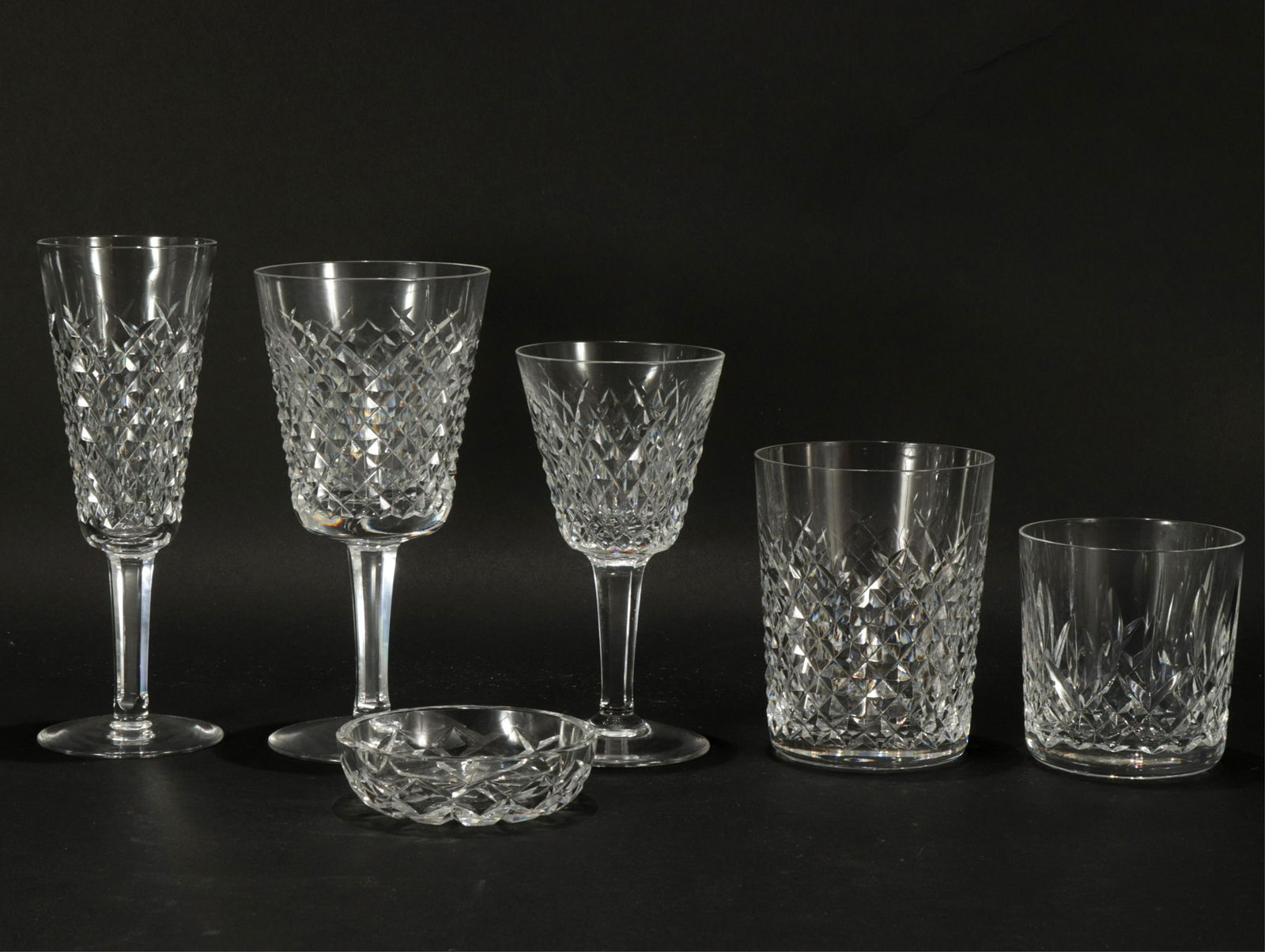 Set of Waterford Crystal Alana & Lismore Barware (1 of 6)