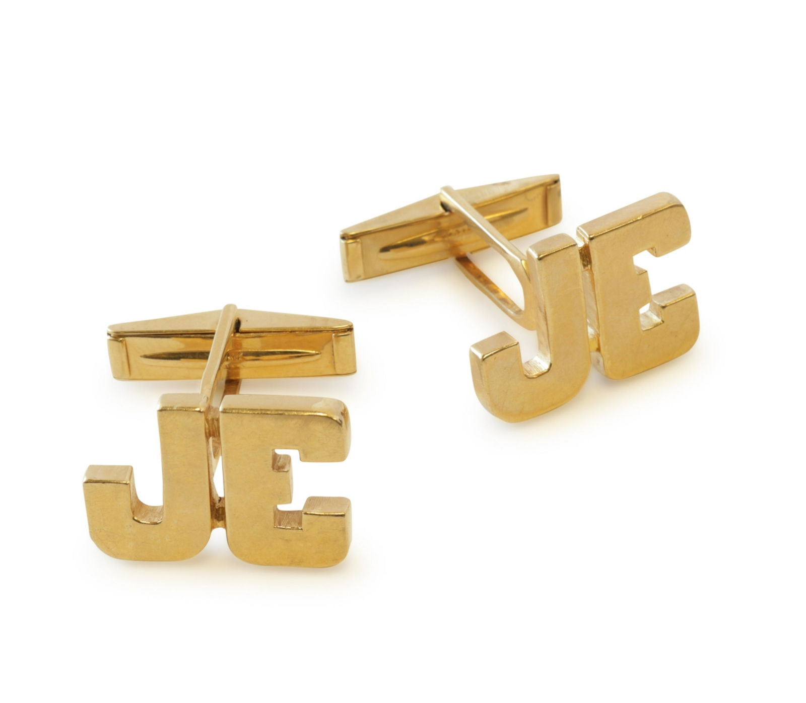 Pair of 14K JE Cufflinks (1 of 3)