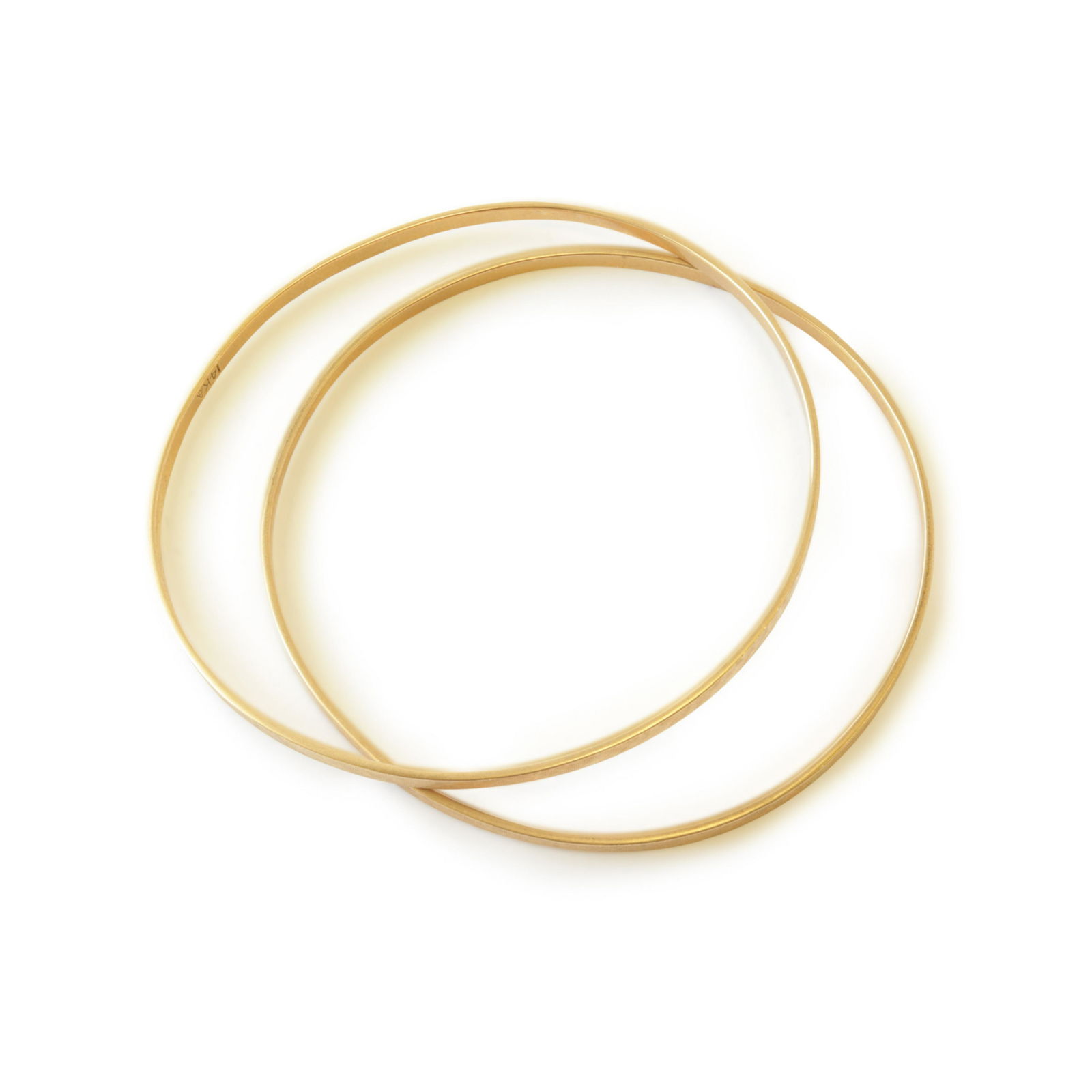 Pair of 14k Gold Bangles (1 of 3)