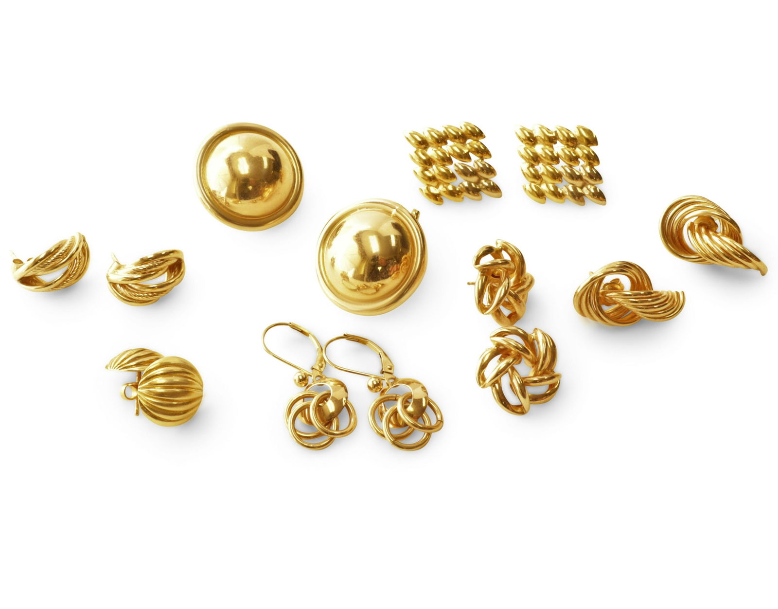 Collection of 14k and 18k Earrings (1 of 8)