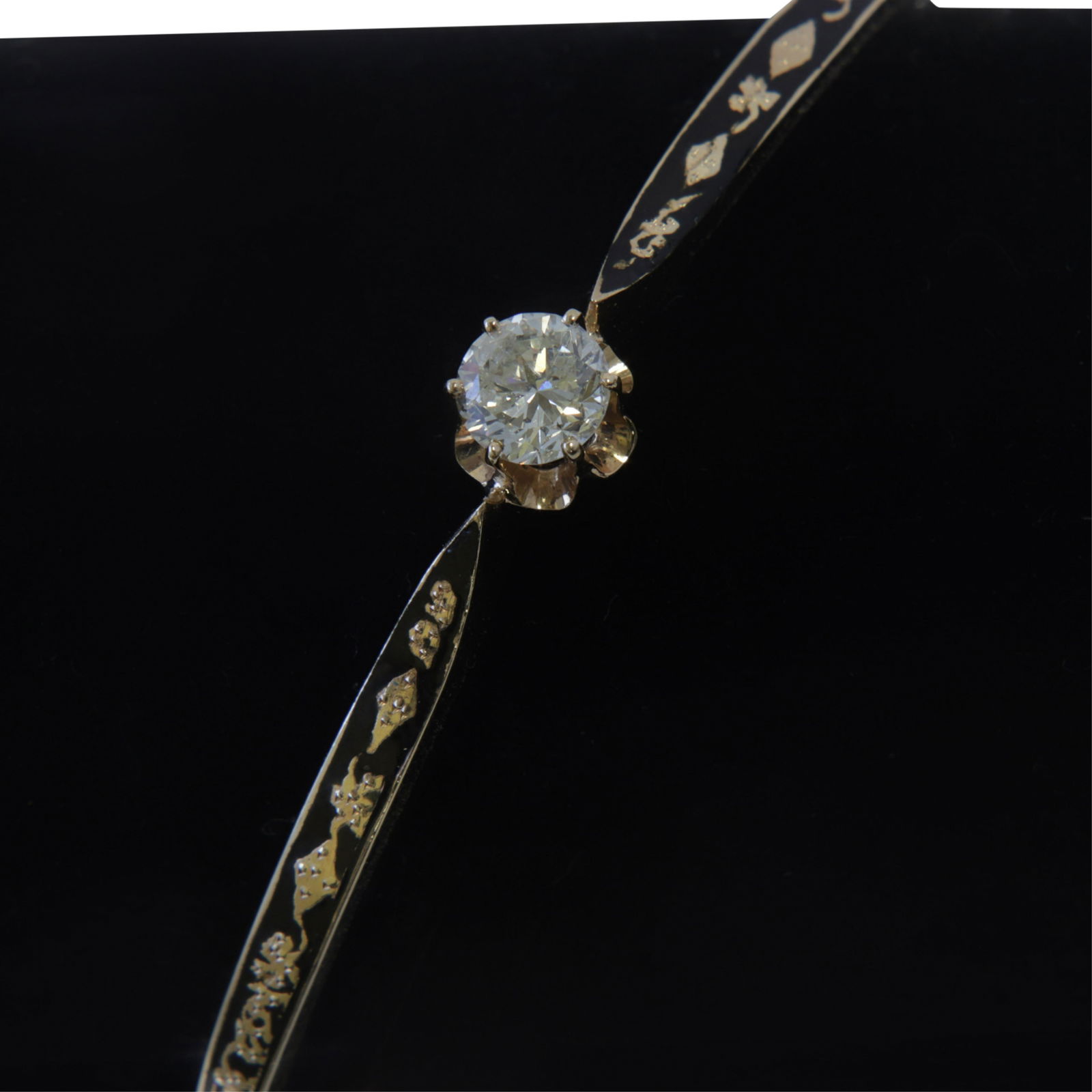 K. Goldschmidt Gold & Diamond Bangle (1 of 5)