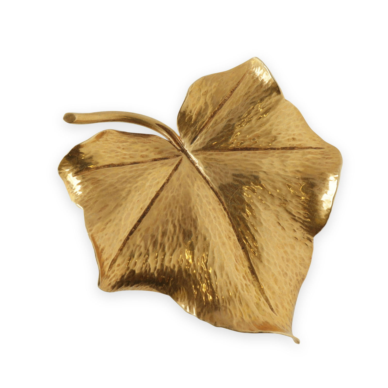 14k Yellow Gold Grape Leaf Brooch (1 of 2)