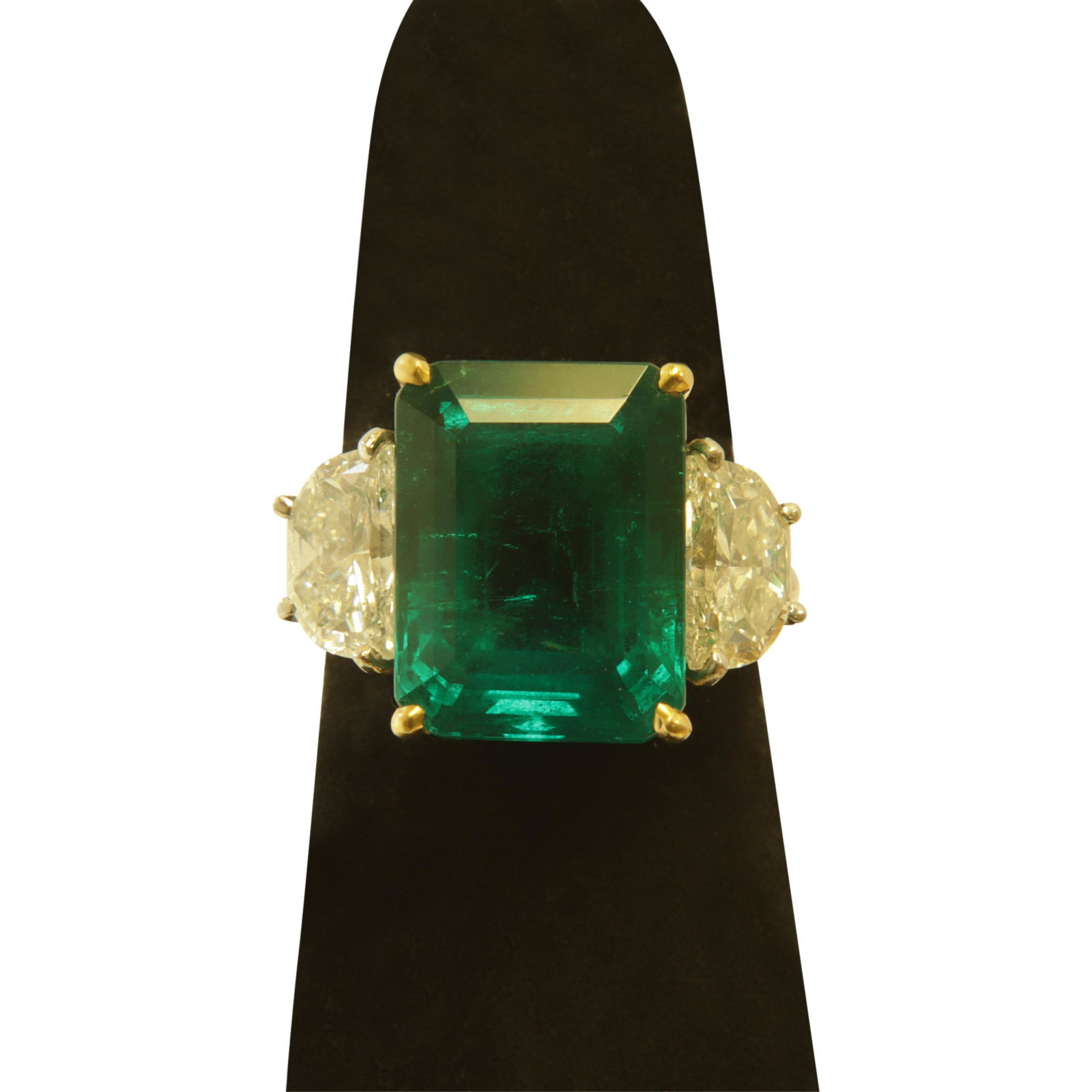 8 ct Emerald & Diamond Ring (1 of 12)