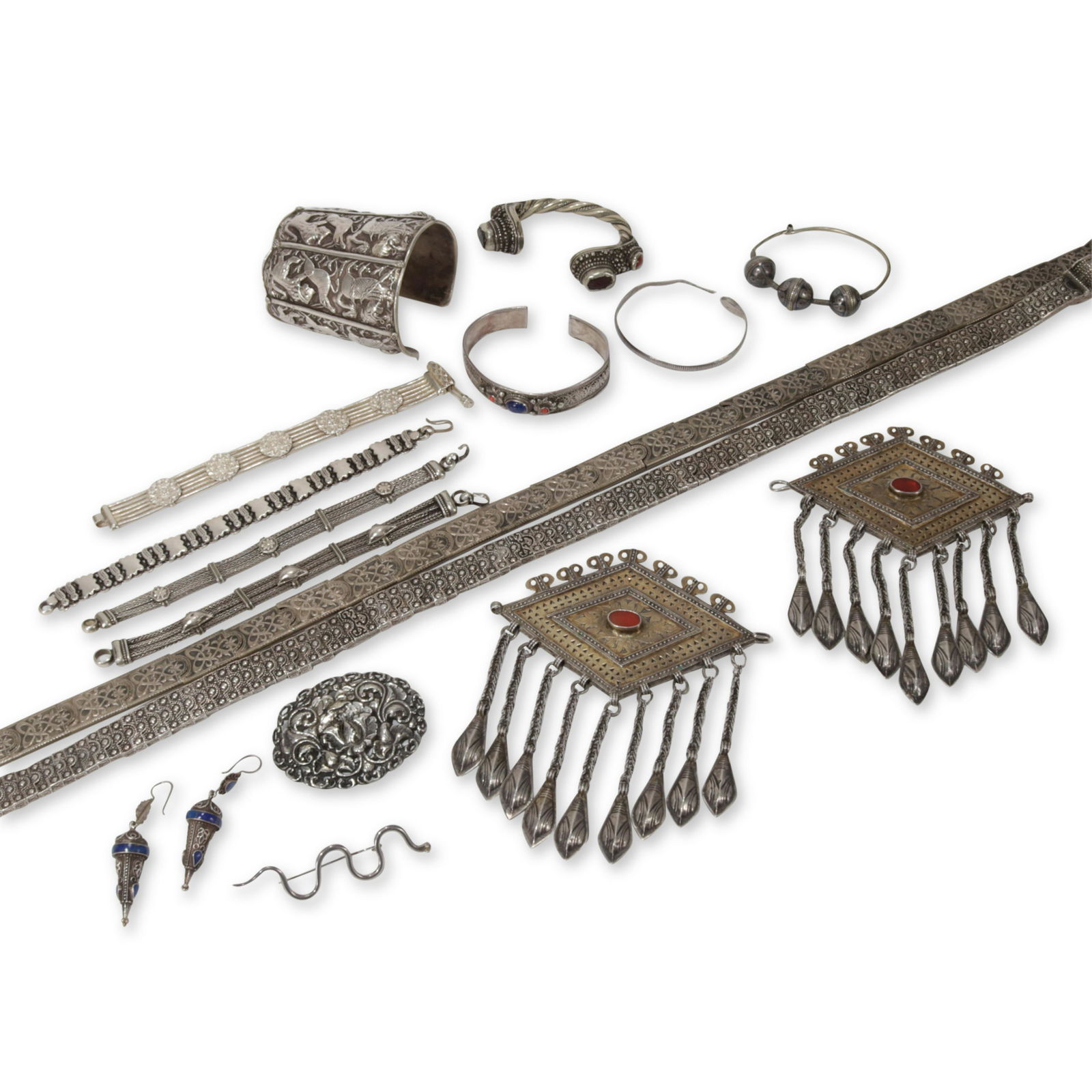 Group of African Silver Jewelry (1 of 6)