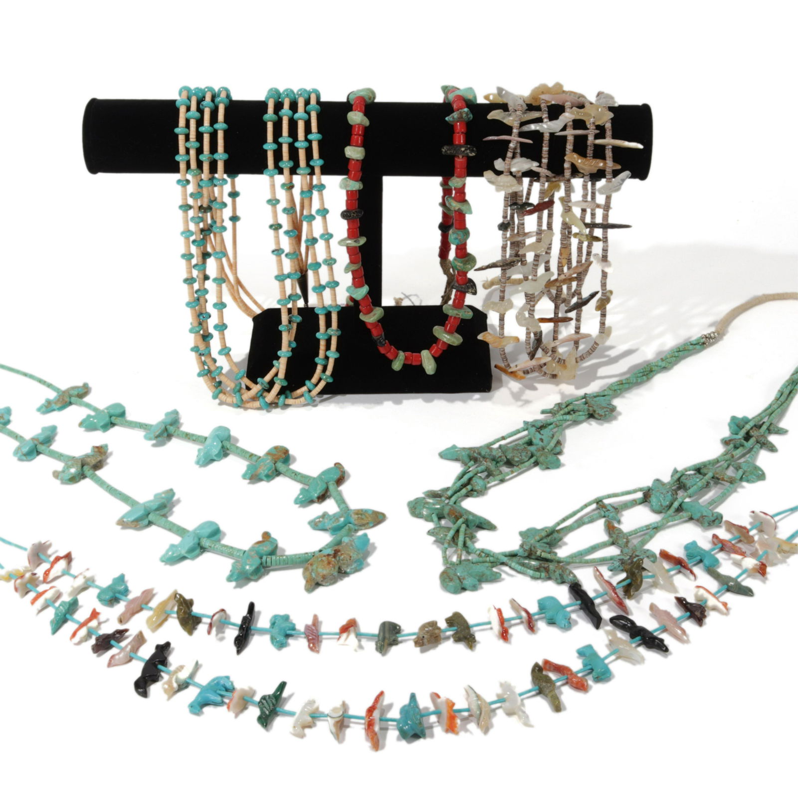 Group of Southwestern Fetish Necklaces (1 of 4)