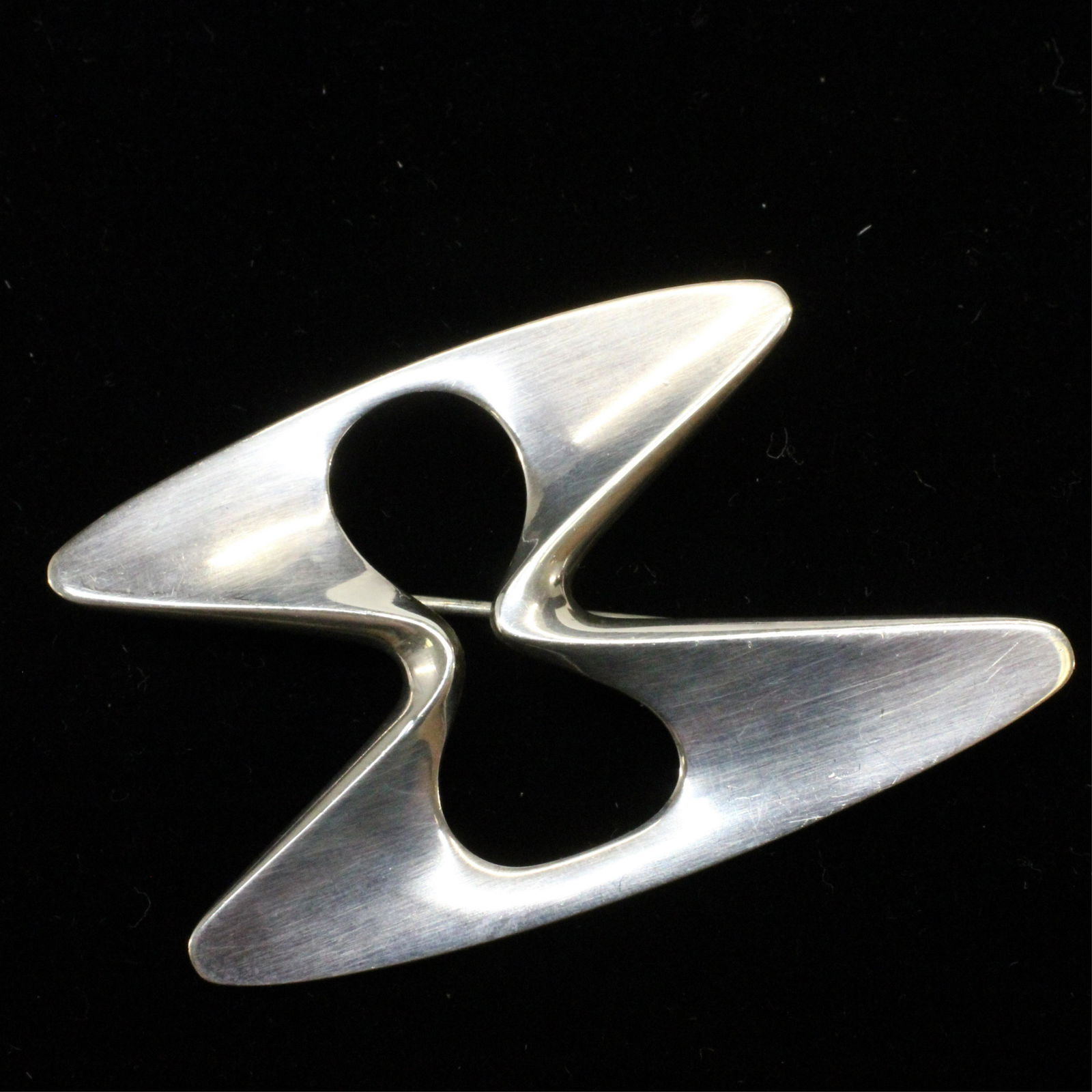 Georg Jensen Amoeba Brooch, # 369 (1 of 3)