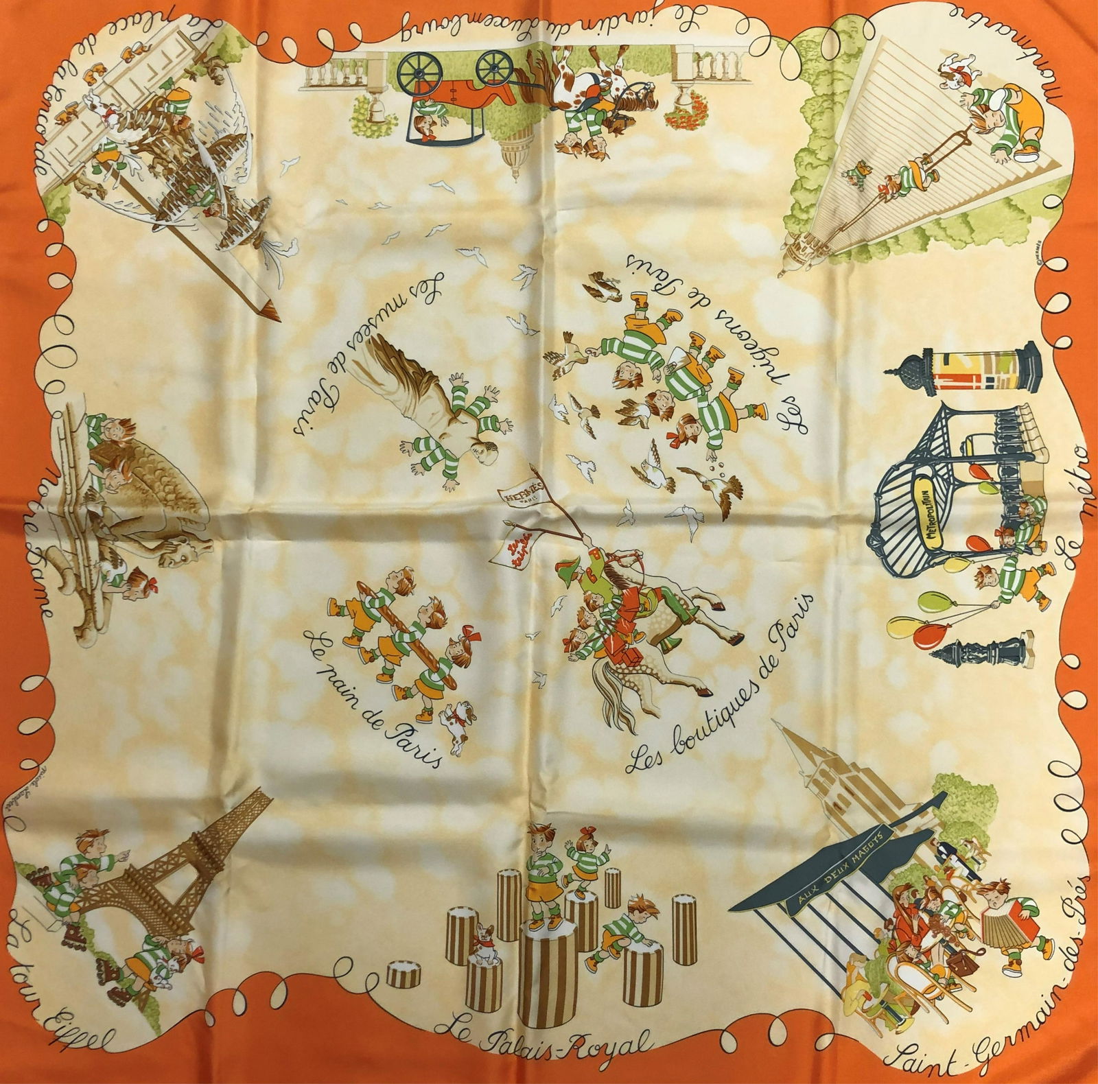 Hermes Silk Scarf - Les Triples (1 of 8)