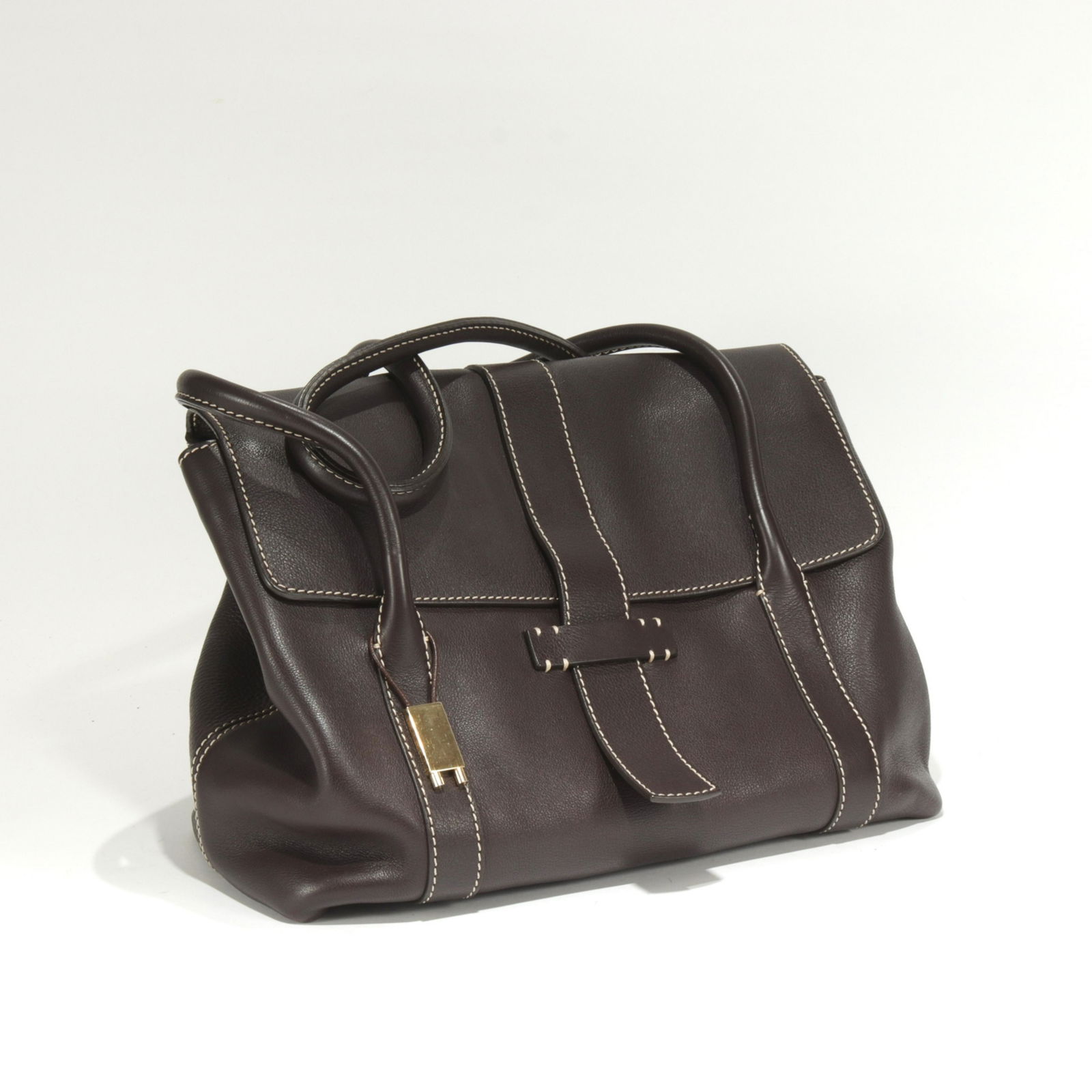 Loro Piana Leather Dandy Bag (1 of 4)
