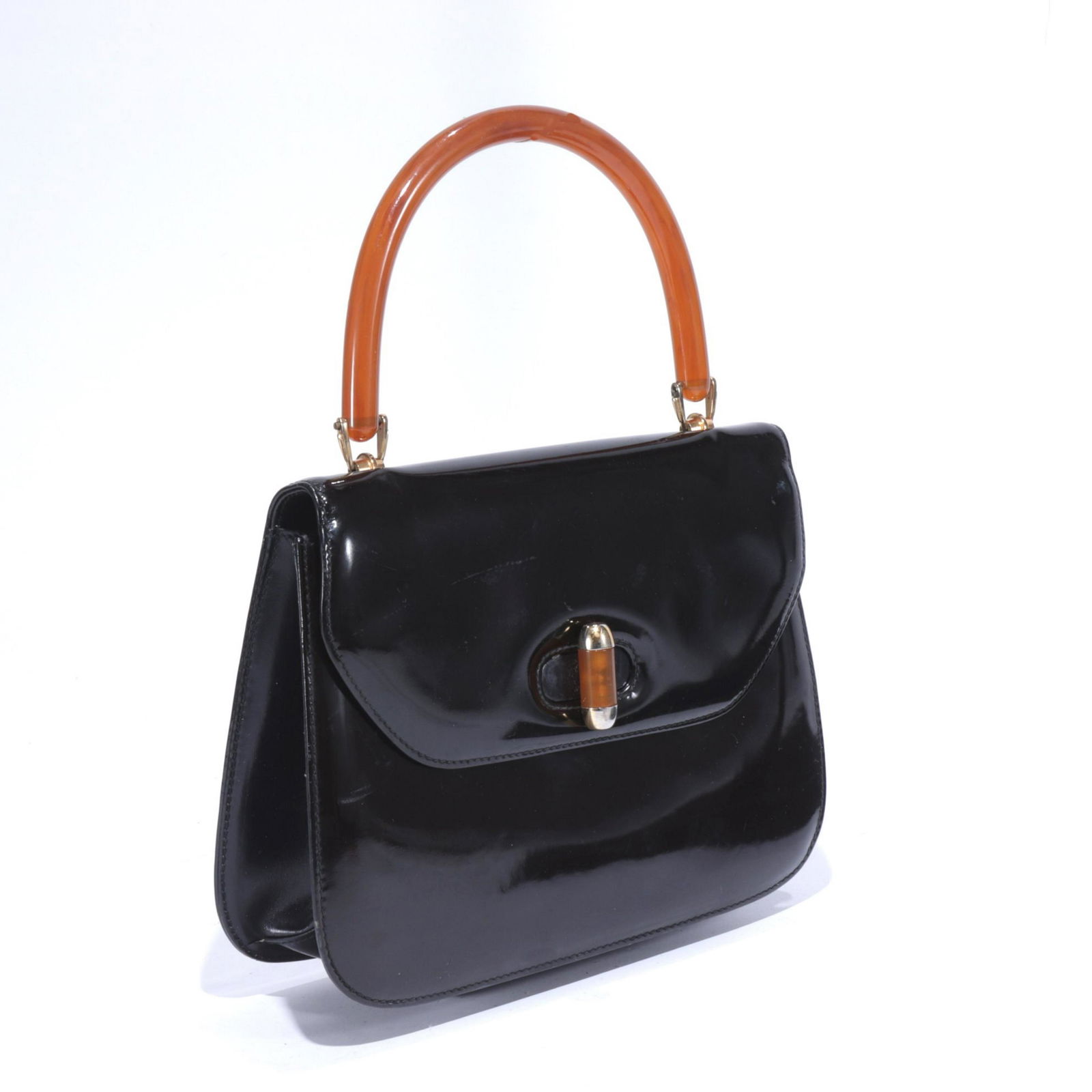 Vintage Gucci Lucite Handle Bag (1 of 3)