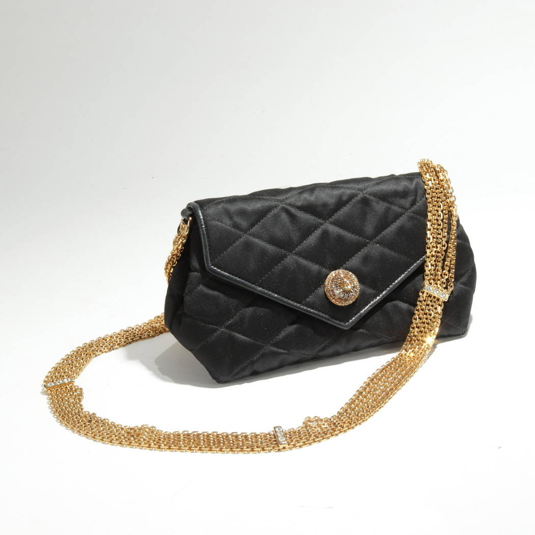 Vintage Chanel Quilted Satin Shoulder Bag - Dec 02, 2021 | Litchfield Auctions in CT Vintage Chanel Quilted Satin Shoulder Bag - Dec 02, 2021 | Litchfield Auctions in CT