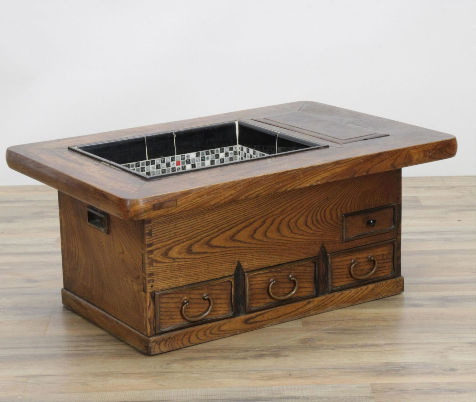 Asian Wooden Foot Bath/Planter (1 of 4)