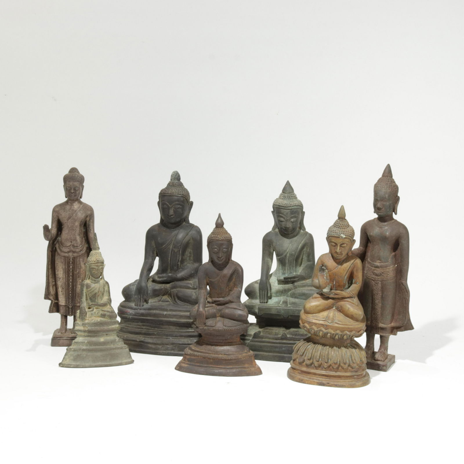 Collection Of Cast Buddhas (1 of 4)