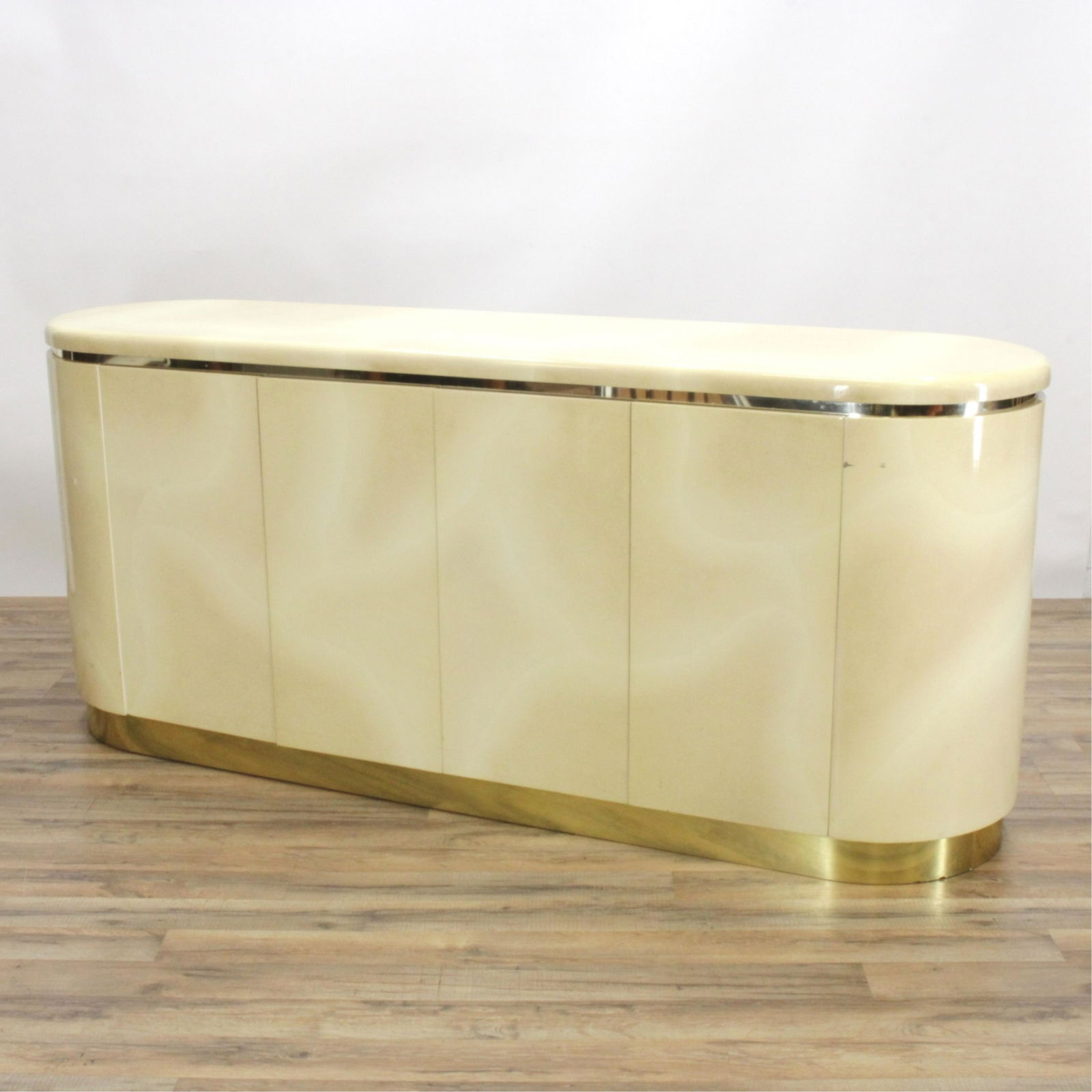 Karl Springer Style Lacquer Credenza (1 of 5)